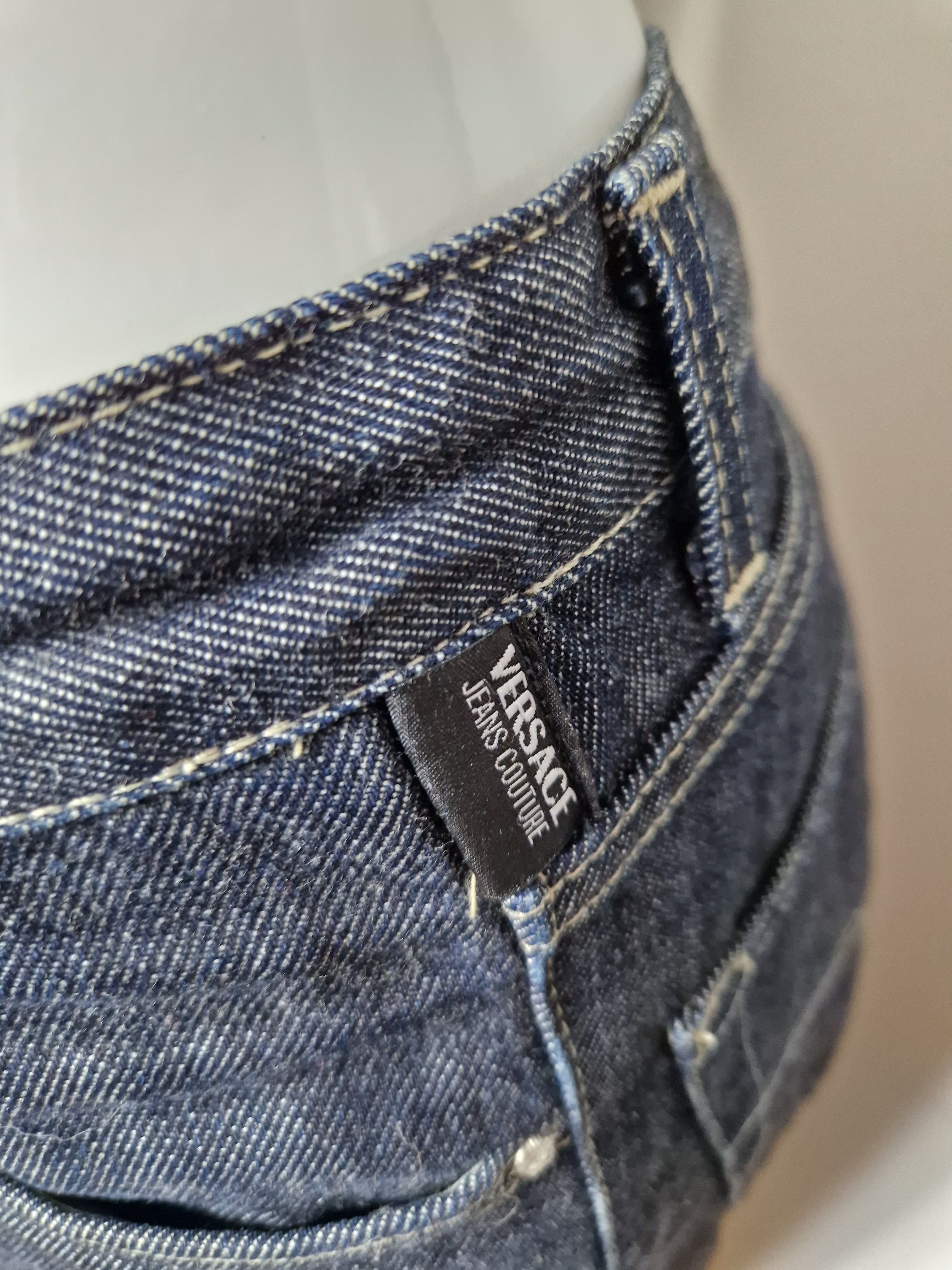 Versace × Vintage Versace Jeans vintage denim pants y2k 2000s Size 26" / US 2 / IT 38 - 6 Thumbnail