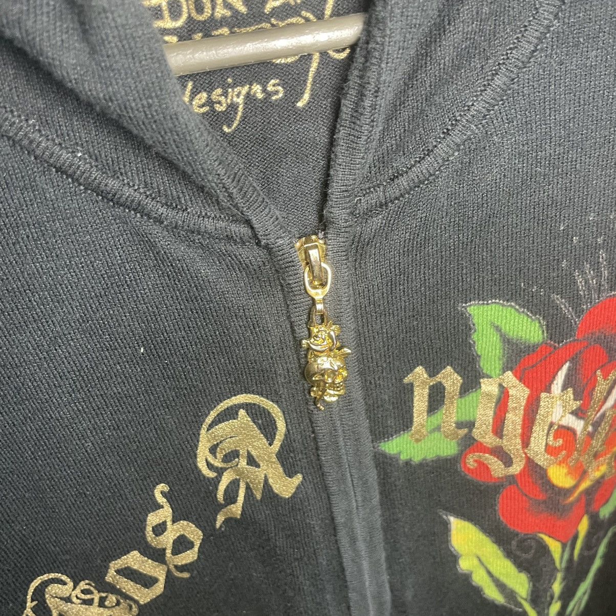 Christian Audigier × Ed Hardy × Vintage Vintage Ed Hardy by Christian Audigier Hoodie Y2K Size M / US 6-8 / IT 42-44 - 10 Thumbnail