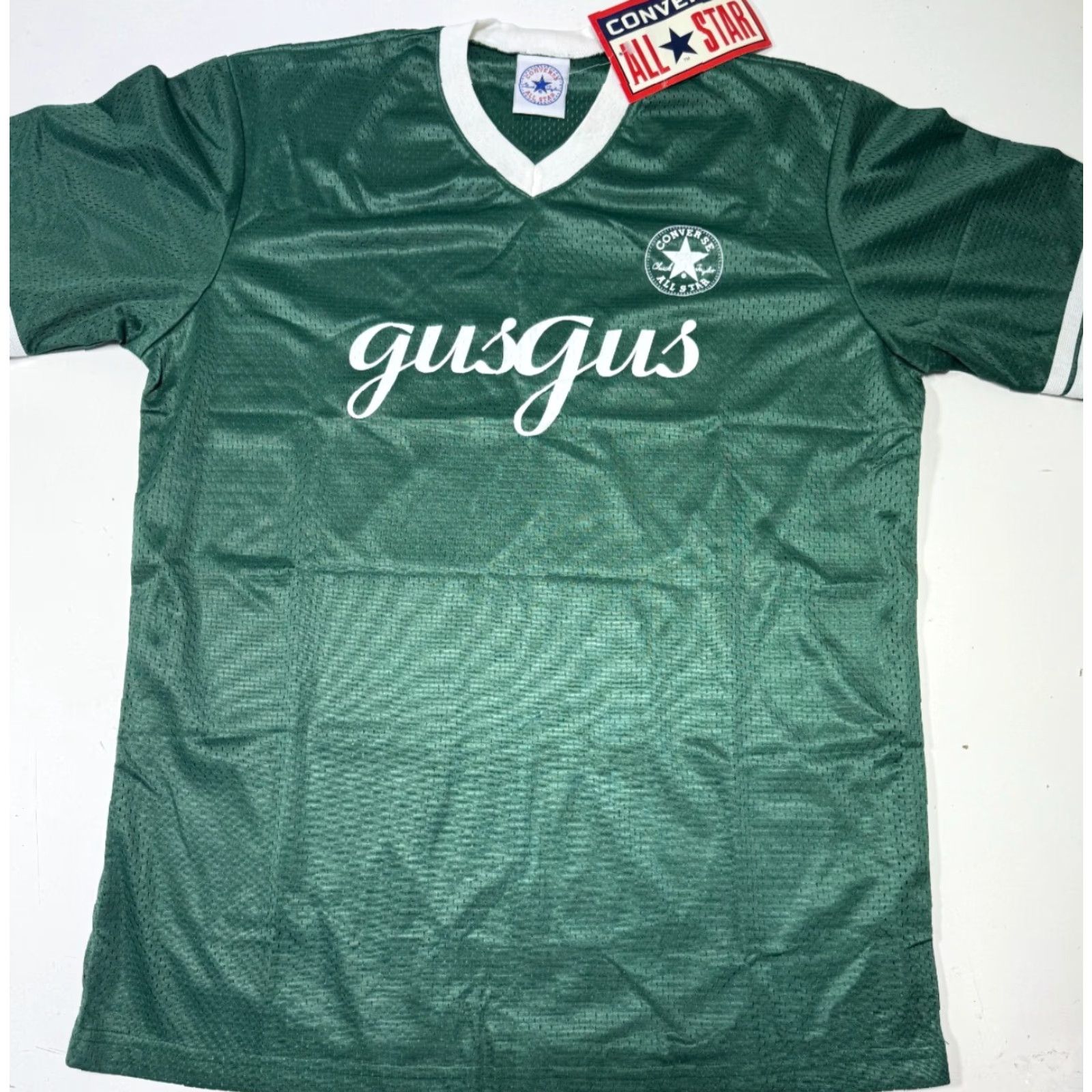 Converse VINTAGE 2000 GUS GUS ALL STAR CONVERSE T-Shirt Unisex Adult Large Green Collectible Size US L / EU 52-54 / 3 - 3 Thumbnail