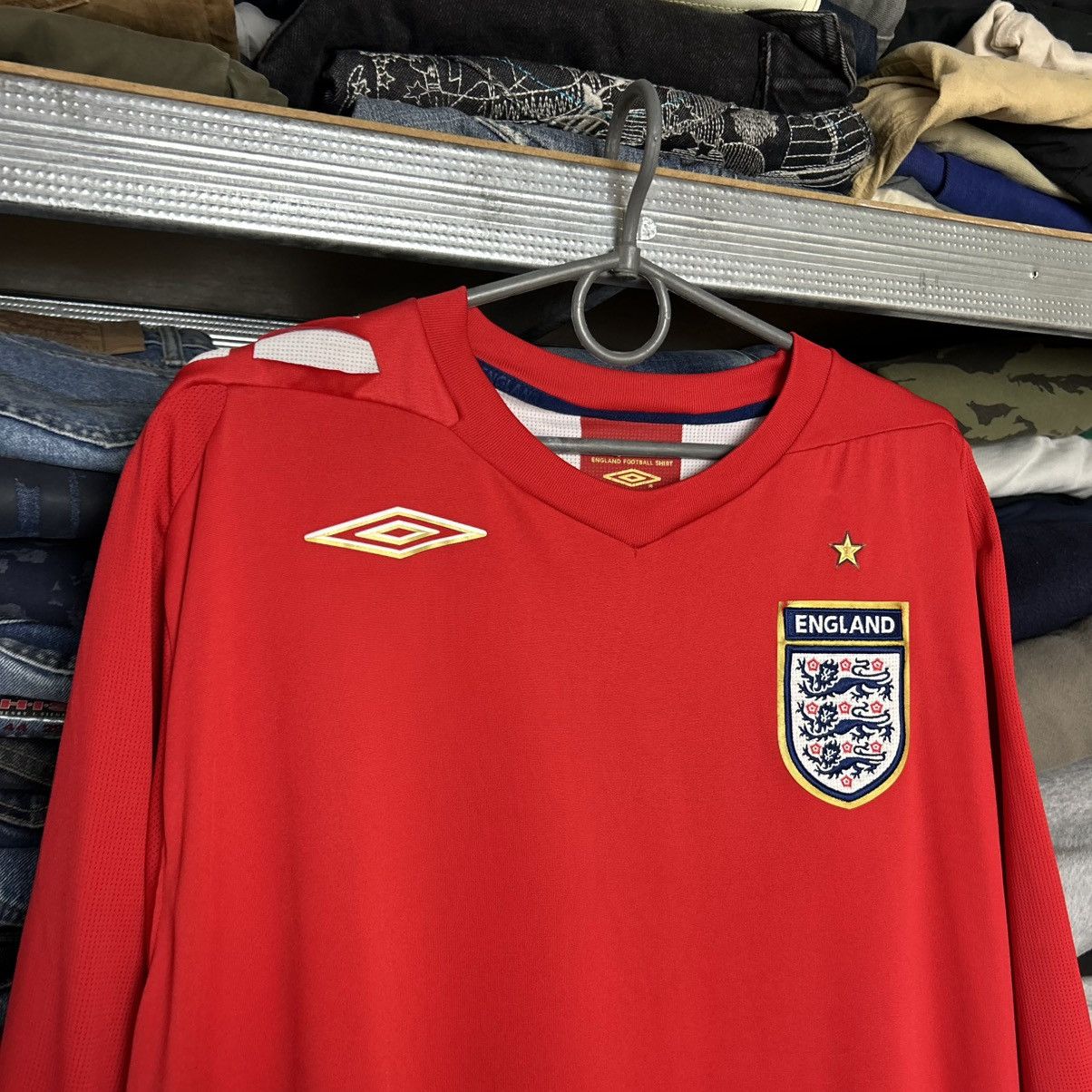 Umbro Vintage Umbro England 2006 Home soccer jersey size Xxl Size US XXL / EU 58 / 5 - 2 Thumbnail