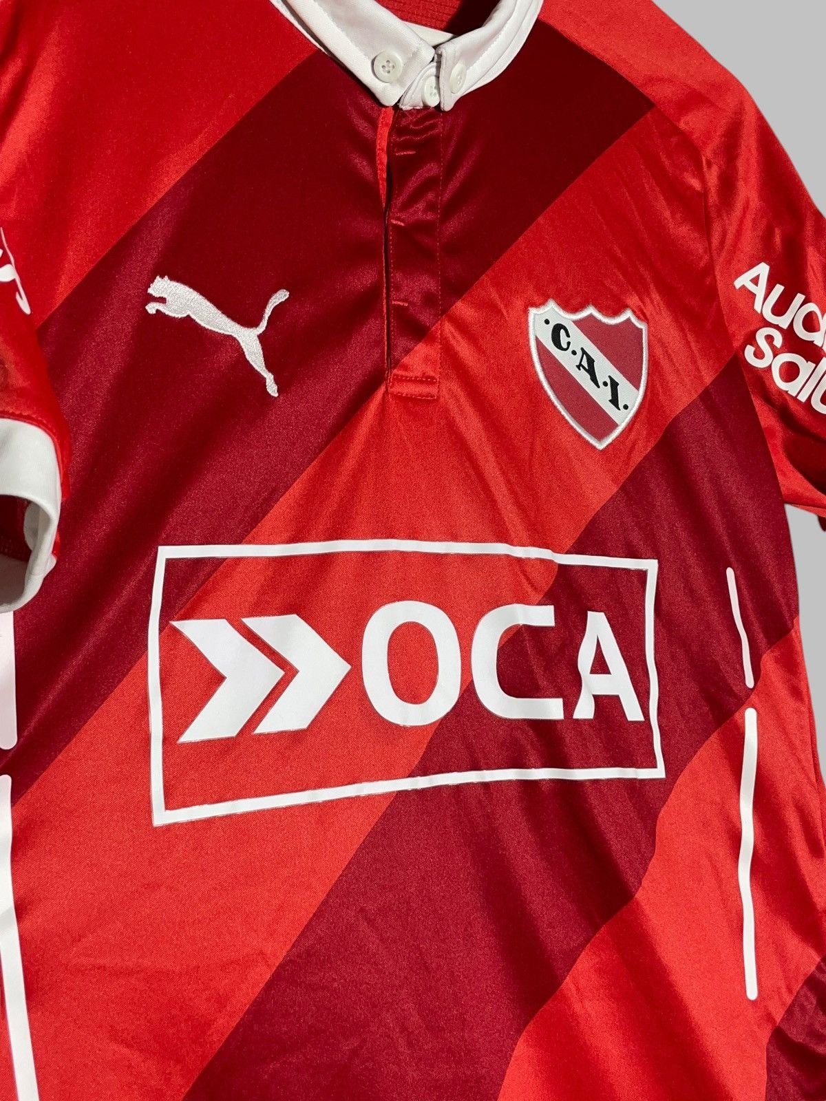 Puma Independiente Puma 2015/16 Home Football Shirt Soccer Jersey Size US S / EU 44-46 / 1 - 6 Thumbnail