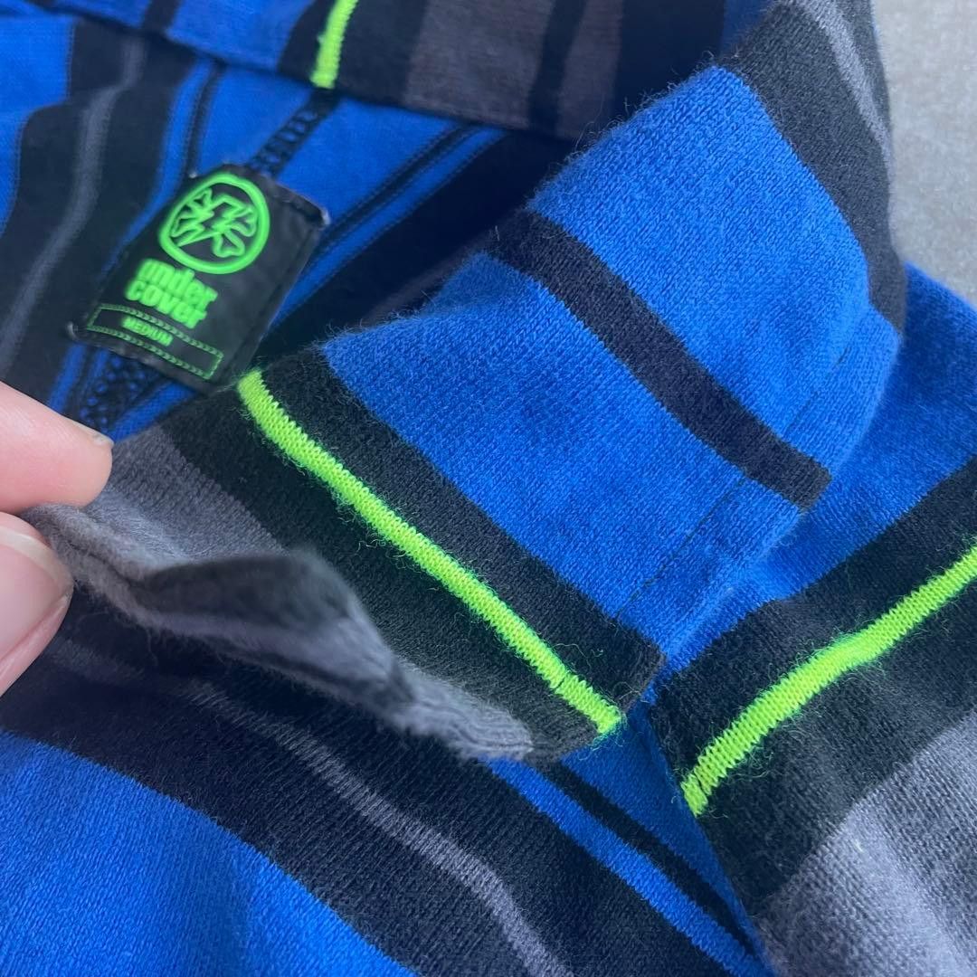Undercover Undercover Chaotic Discord Polo Shirt 01SS - Blue, Size M Size US M / EU 48-50 / 2 - 8 Thumbnail