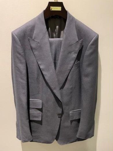 image of Tom Ford O1W1Db10124 Windsor Blazer In Grey, Men's (Size Large)