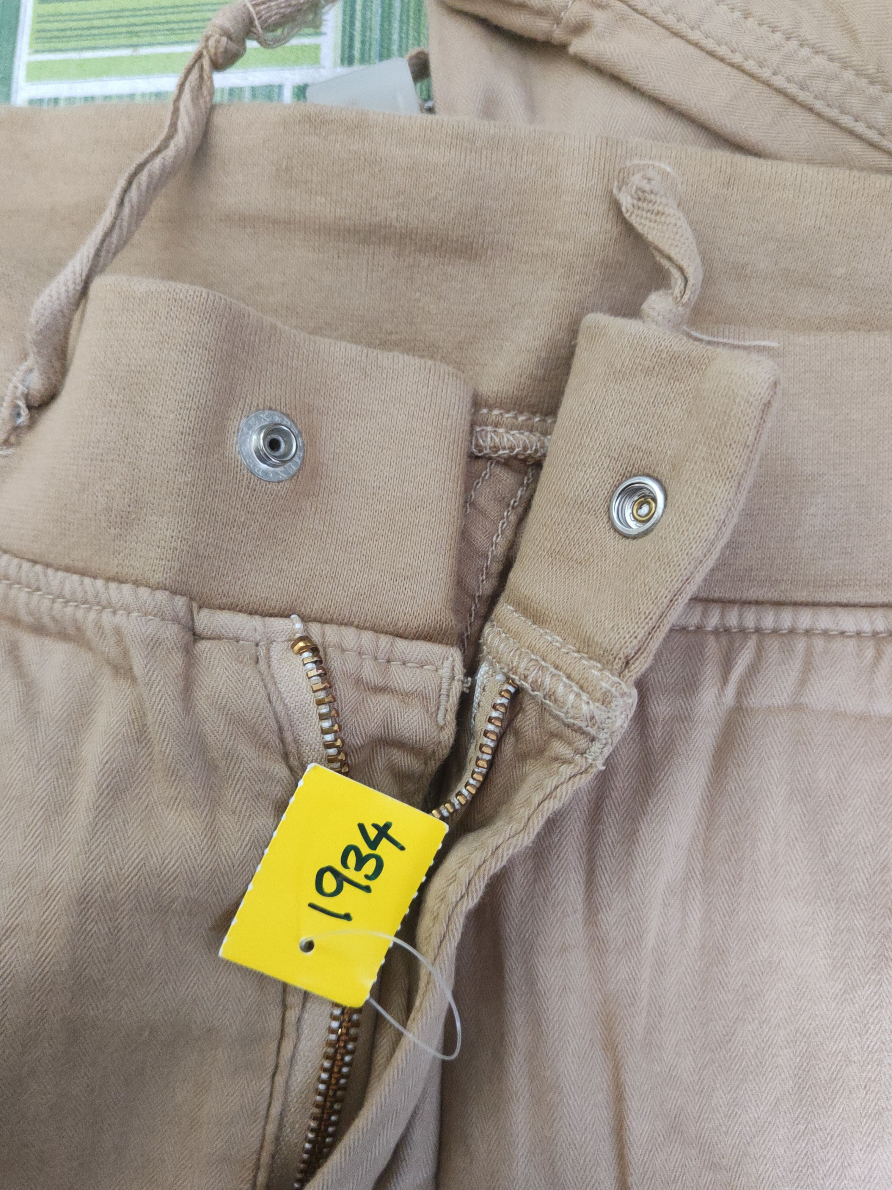 Japanese Brand DL Lee Beige Multipocket Tactical Cargo Pants #1934 Size US 34 / EU 50 - 15 Thumbnail