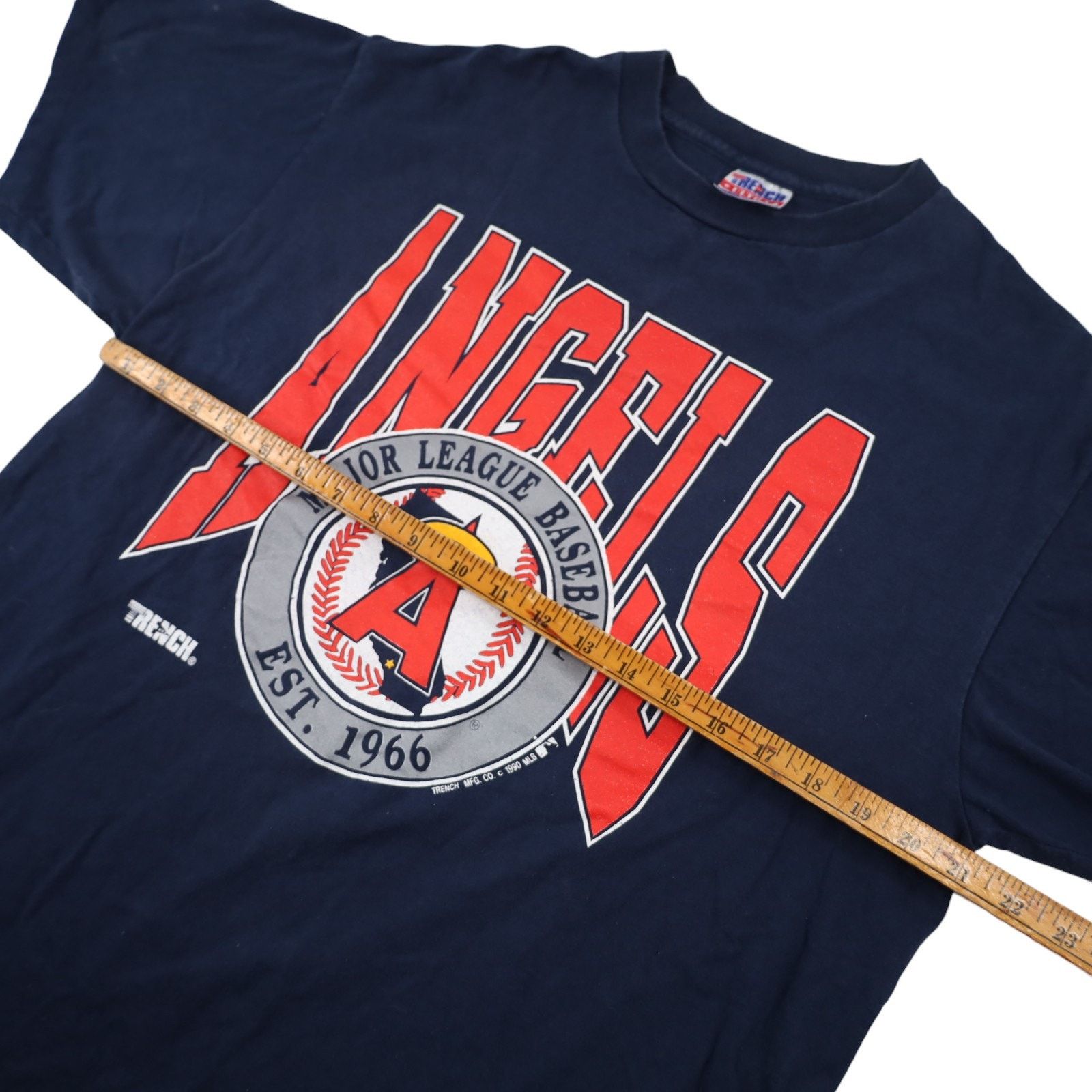 MLB × Vintage Vintage MLB Trench California Angles Graphic T Shirt Size US XL / EU 56 / 4 - 7 Thumbnail