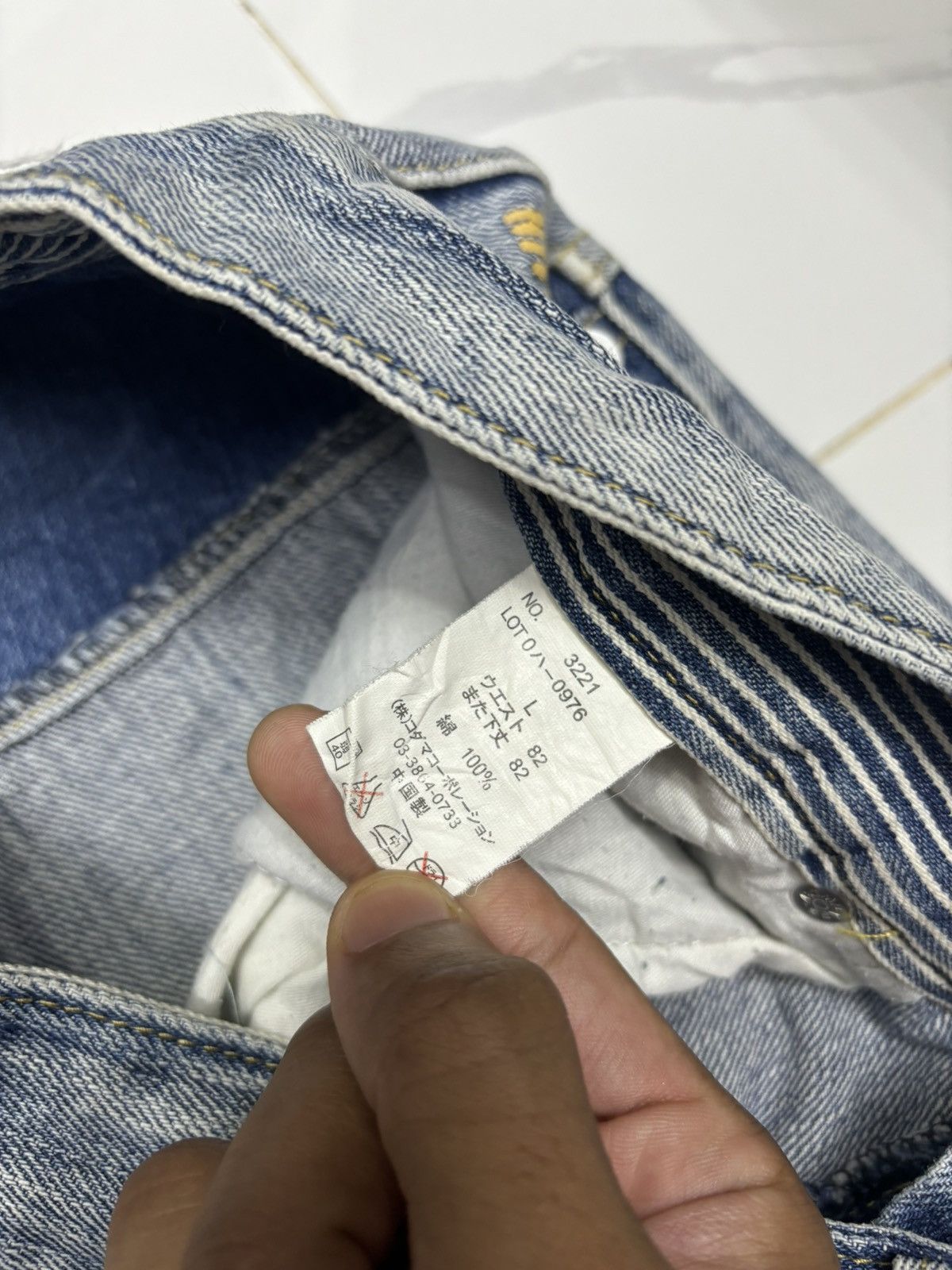 Japanese Brand × Vintage 🔥BAGGY JEANS JACK SERIKA WASHED DISTRESSED DENIM Size US 32 / EU 48 - 11 Thumbnail