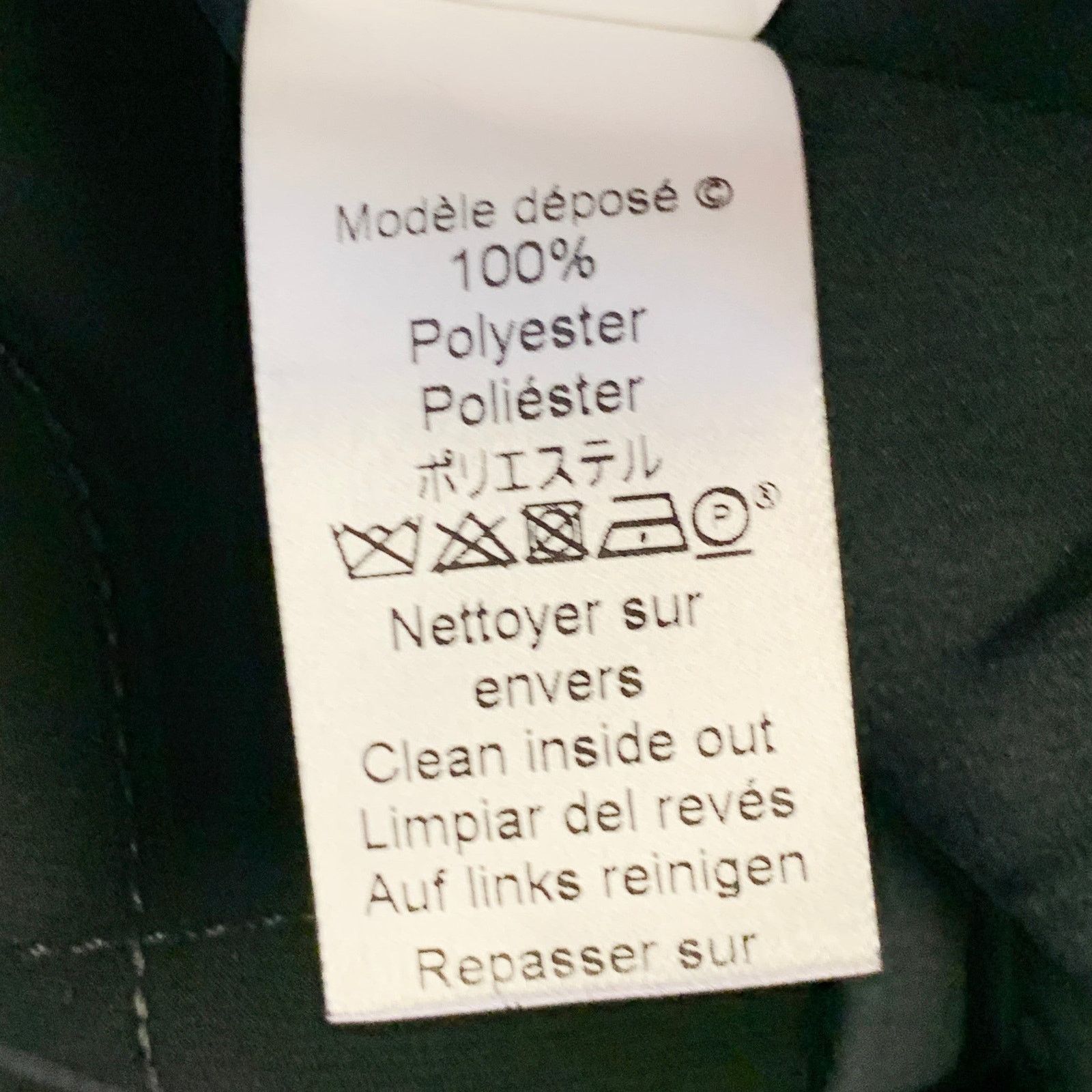 Kenzo 4 Black Polyester Long Sleeve Knee Length V-Neck Shirt Dress Size XS / US 0-2 / IT 36-38 - 7 Thumbnail