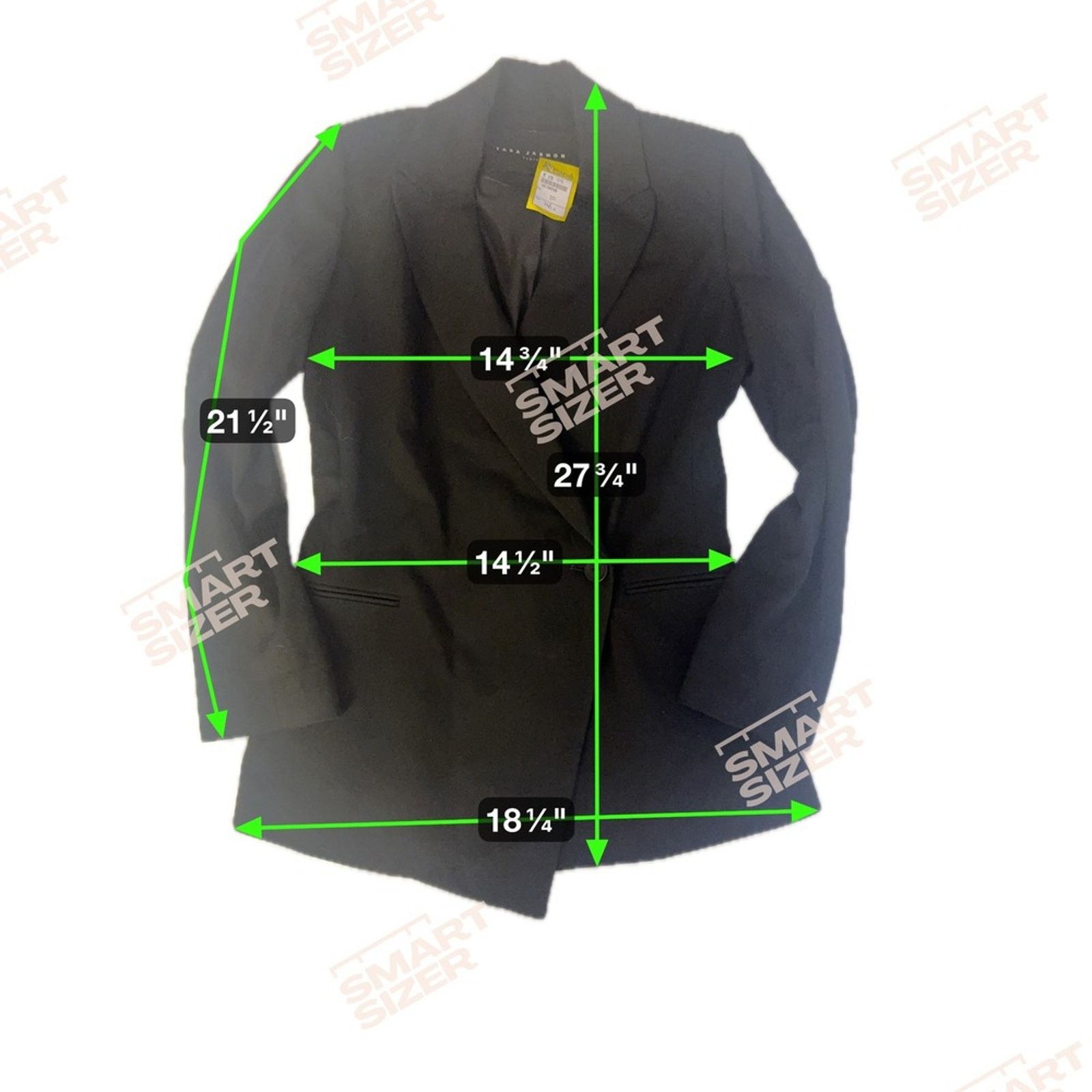 Tara Jarmon Tara Jarmon Paris Black "Vanessa" Blazer Size 10UK 6 USA Size S / US 4 / IT 40 - 2 Thumbnail