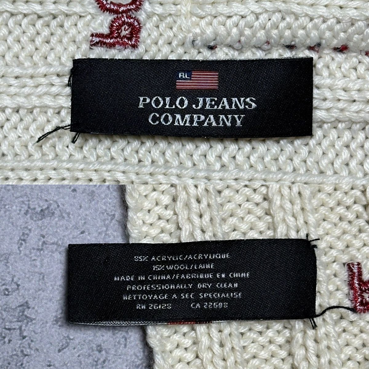 Ralph Lauren Vintage Polo Ralph Lauren Jeans Company USA Flag Scarf Size ONE SIZE - 9 Thumbnail