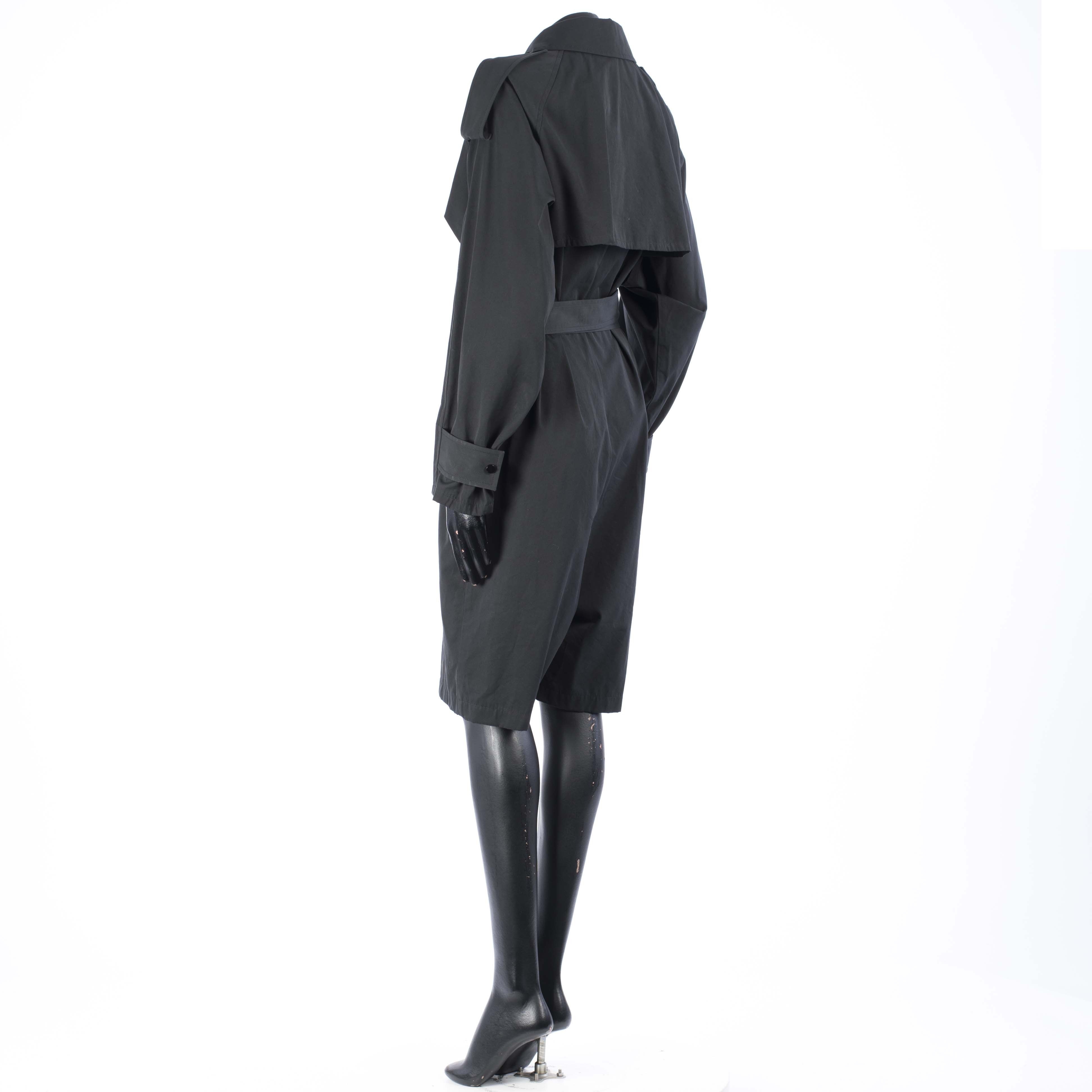 Bottega Veneta Jumpsuit With Asymmetrical Fastening In Black Cotton Blend Size 27" / US 4 / IT 40 - 1 Thumbnail