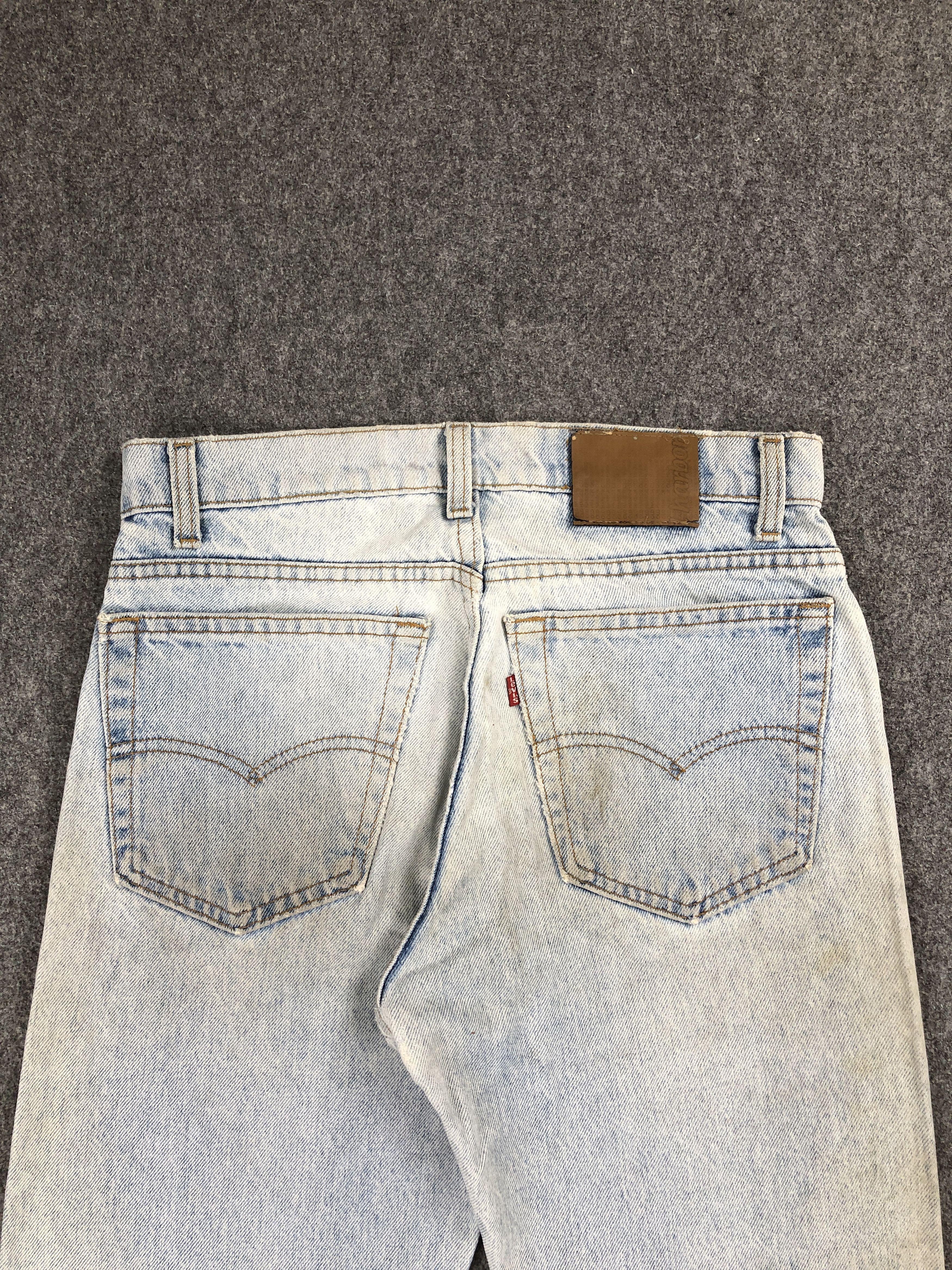 Levi's Vintage 90s Levis 505 Dirty Light Washed Jeans DP2256 Size US 29 - 4 Thumbnail