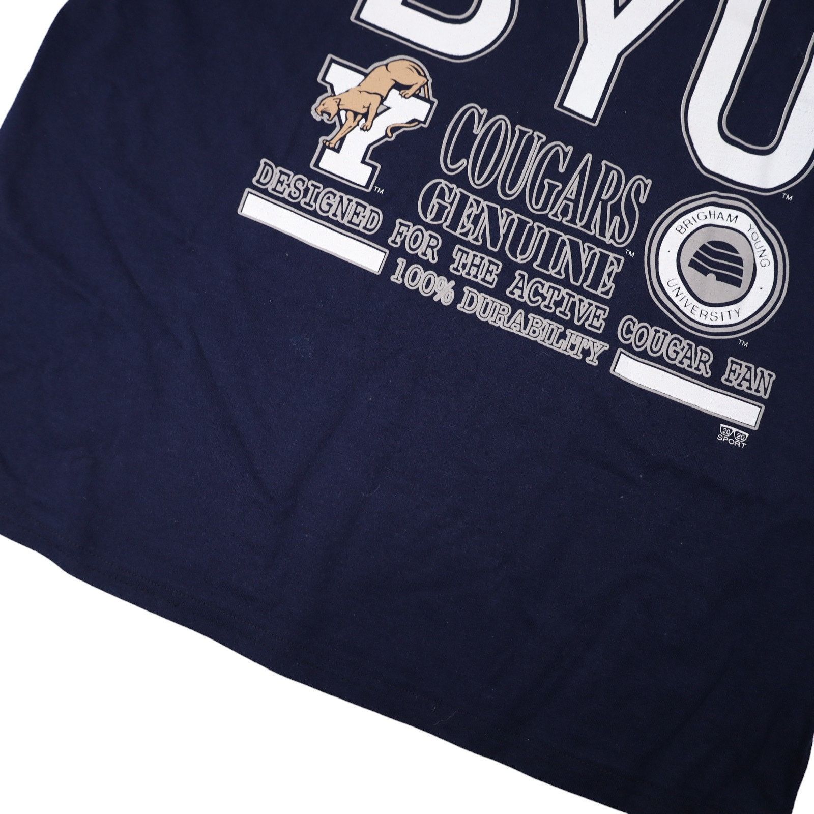 NCAA × Vintage Vintage BYU Brigham Young University Graphic T Shirt Size US L / EU 52-54 / 3 - 4 Thumbnail