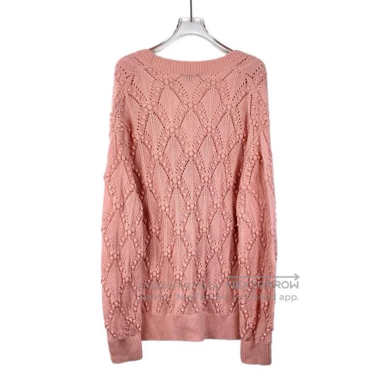 Chanel Chanel Pink mulberry silk V-neck single-breasted long-slee Size XS / US 0-2 / IT 36-38 - 2 Thumbnail