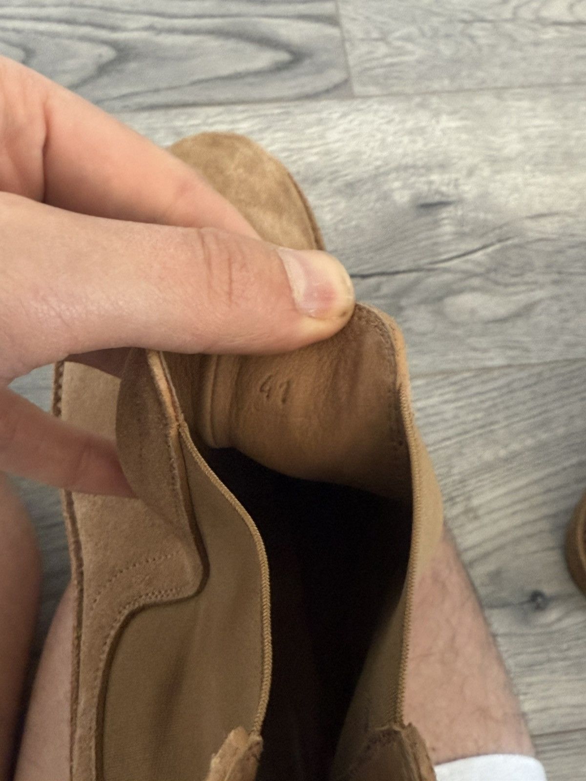Bottega Veneta Tan Suede Chelsea Boots Size US 8 / EU 41 - 13 Thumbnail