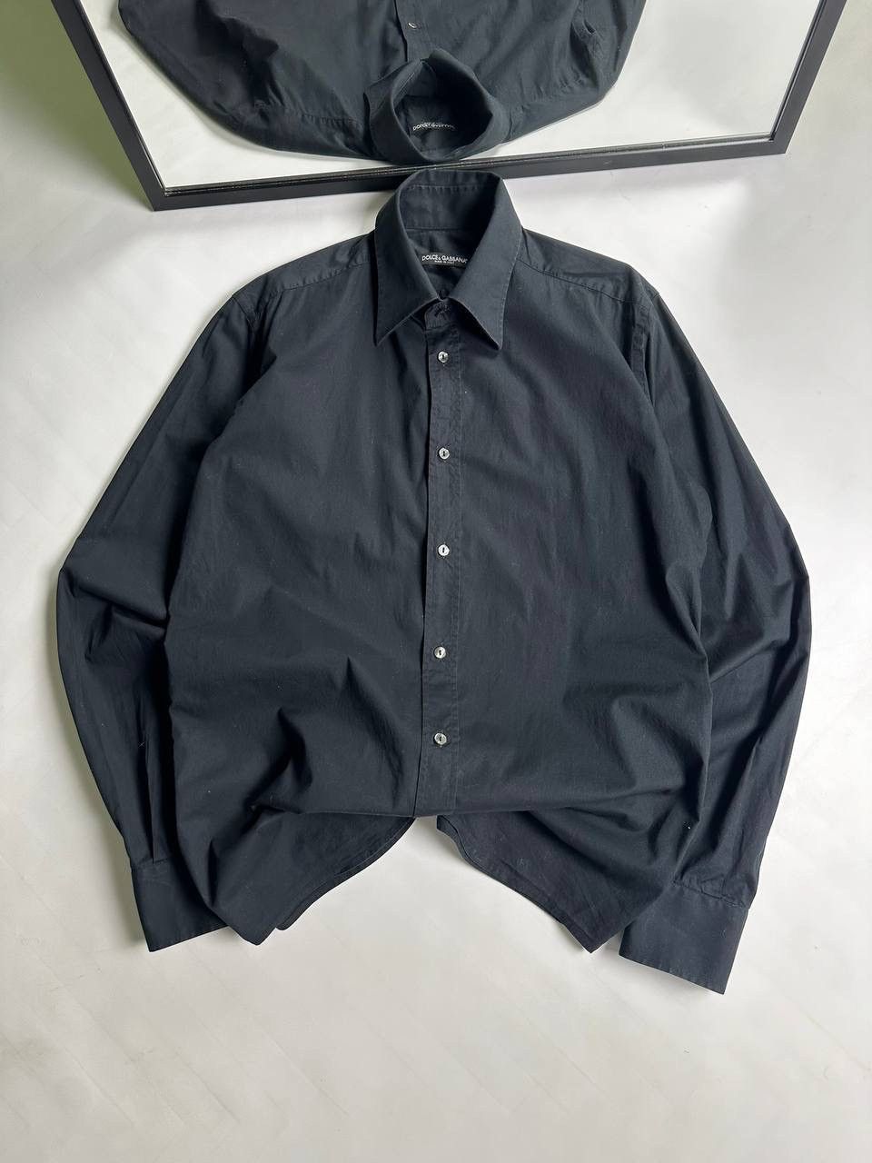 Dolce Gabbana Oldmoney Black Luxury Shirt Button Up
