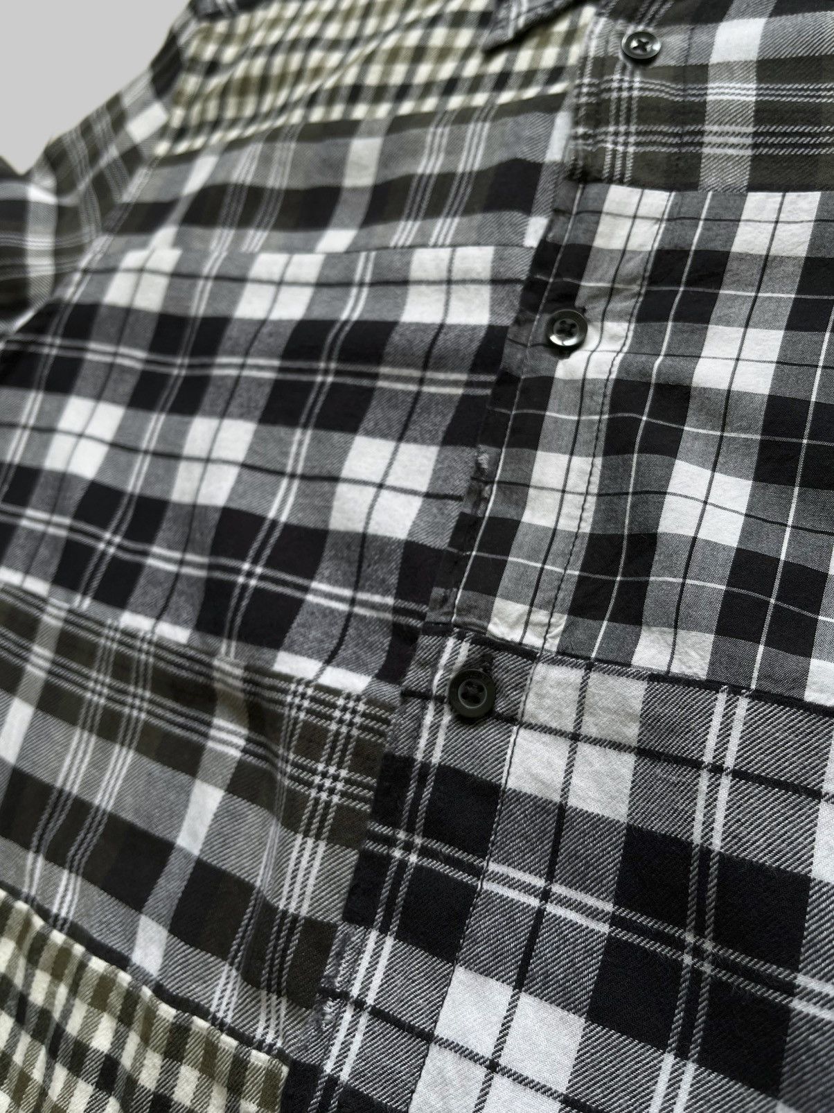 Diesel Diesel Archive Reconstructed Multi-Plaid Patchwork Shirt Size US M / EU 48-50 / 2 - 8 Thumbnail
