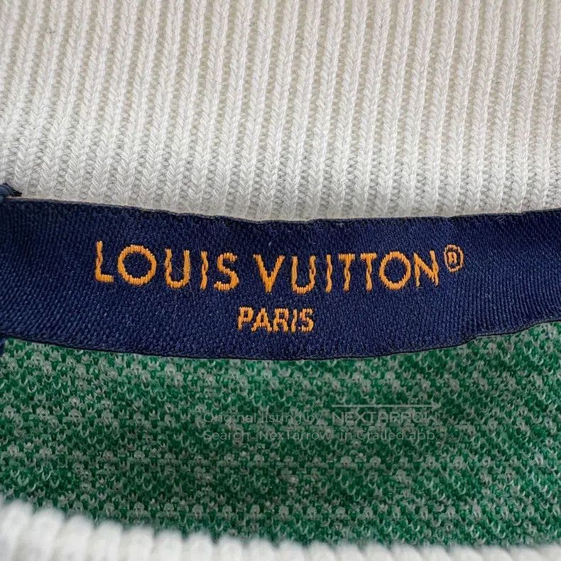 Louis Vuitton Louis Vuitton SS24 White and Green Checkerboard Sweatshirt Size US XL / EU 56 / 4 - 7 Thumbnail
