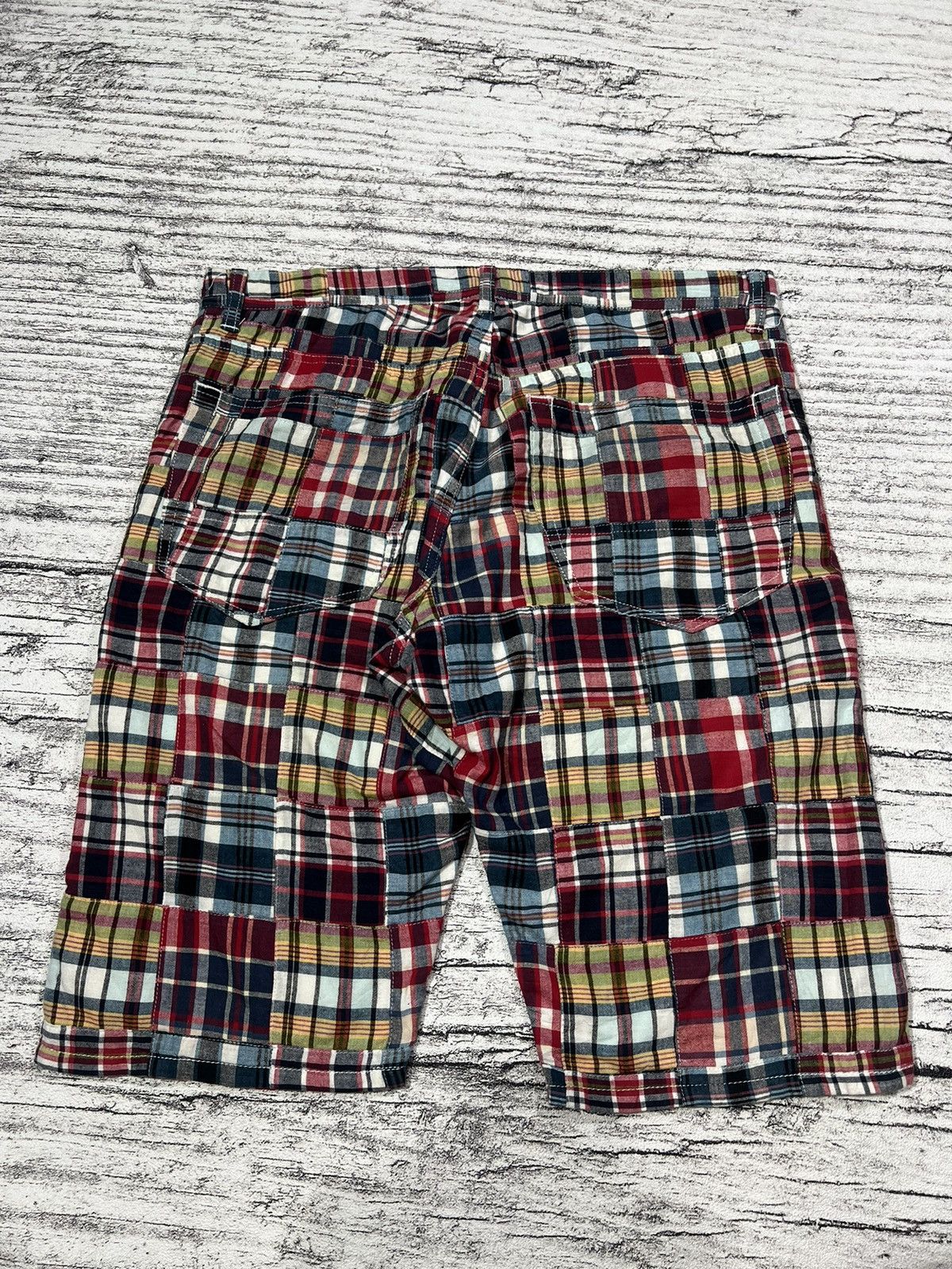 Number (N)ine 2000s Beams Hysteric Rebuild Patchwork Jorts y2k Lgb Ifsix Size US 34 / EU 50 - 2 Thumbnail