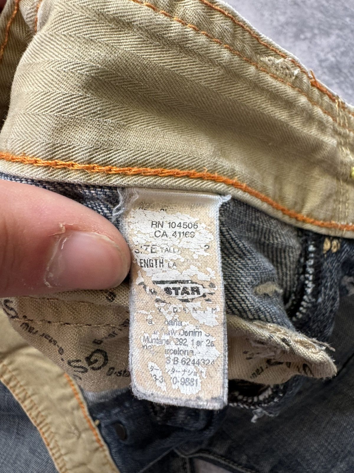 G-Star G-Star Raw 3301 Denim Jeans Faded Grey Size US 31 - 16 Thumbnail