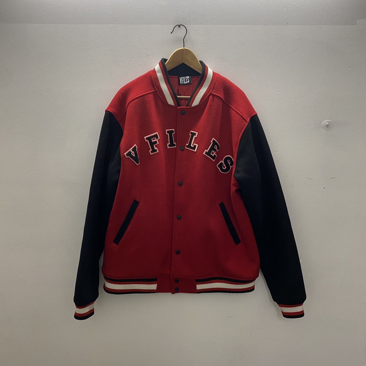 Vfiles V Files 1st Varsity Jacket | Grailed