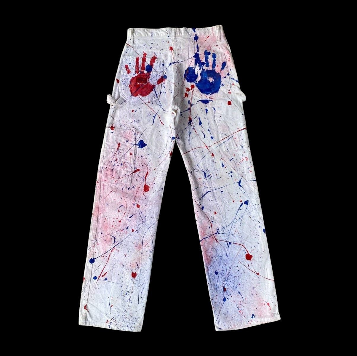Vintage VINTAGE DICKIES CARPENTER REWORKED SPLATTER PAINT W28X32 Size US 28 / EU 44 - 8 Thumbnail