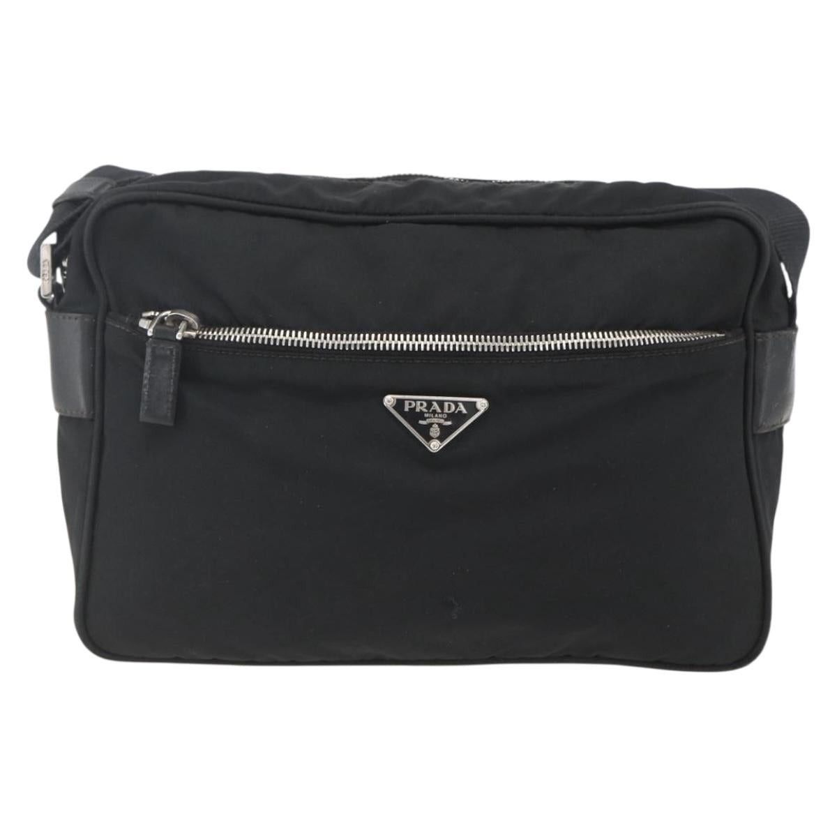 Prada PRADA Shoulder Bag Nylon Black Silver Auth 165034 - Jerrillo Size ONE SIZE - 2 Thumbnail