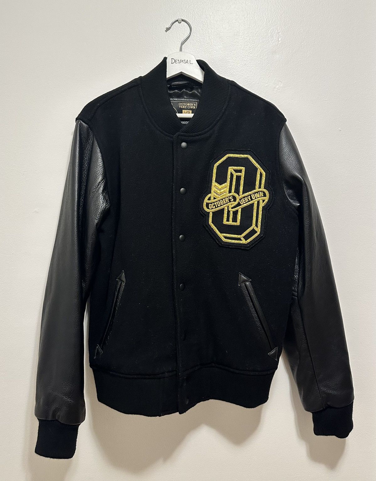 October's Very Own RARE OVO Varsity Jacket Size US L / EU 52-54 / 3 - 1 Thumbnail