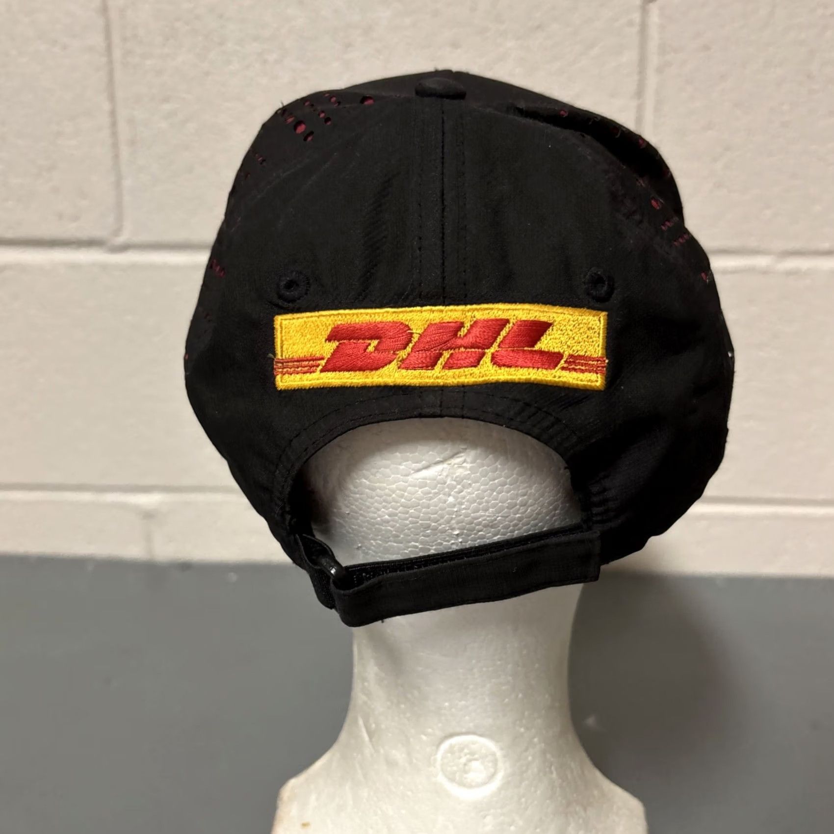 Express Cap America America’s Cup DHL Express Soccer Adjustable Strapback Cap Hat Men One Size Black Baseball Cap Size ONE SIZE - 5 Thumbnail