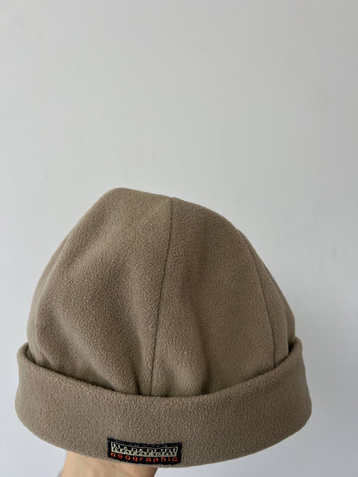 Napapijri Vintage Napapijri Geographic Fleece Hat Travel Mountain OS Size ONE SIZE - 4 Thumbnail