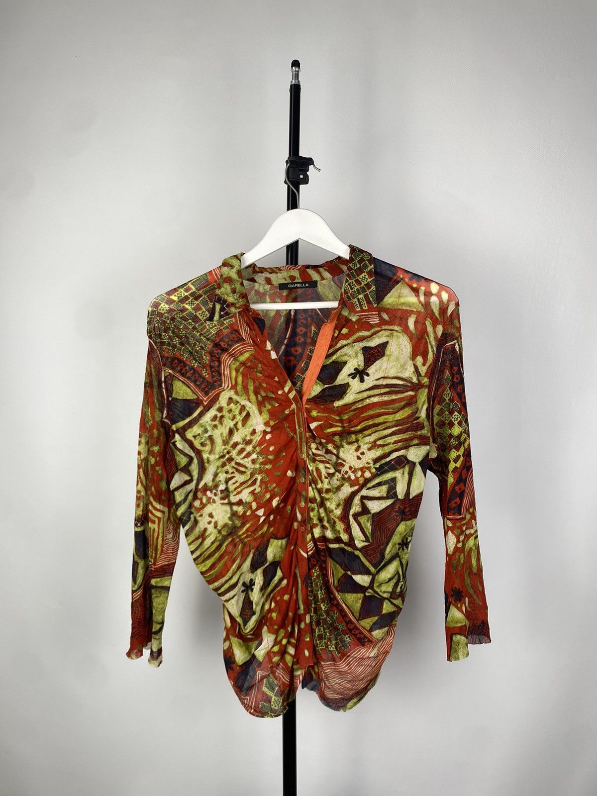 Designer × Japanese Brand Garella Jean Paul Gaultier Style Mesh Top Blouses Size M / US 6-8 / IT 42-44 - 1 Thumbnail