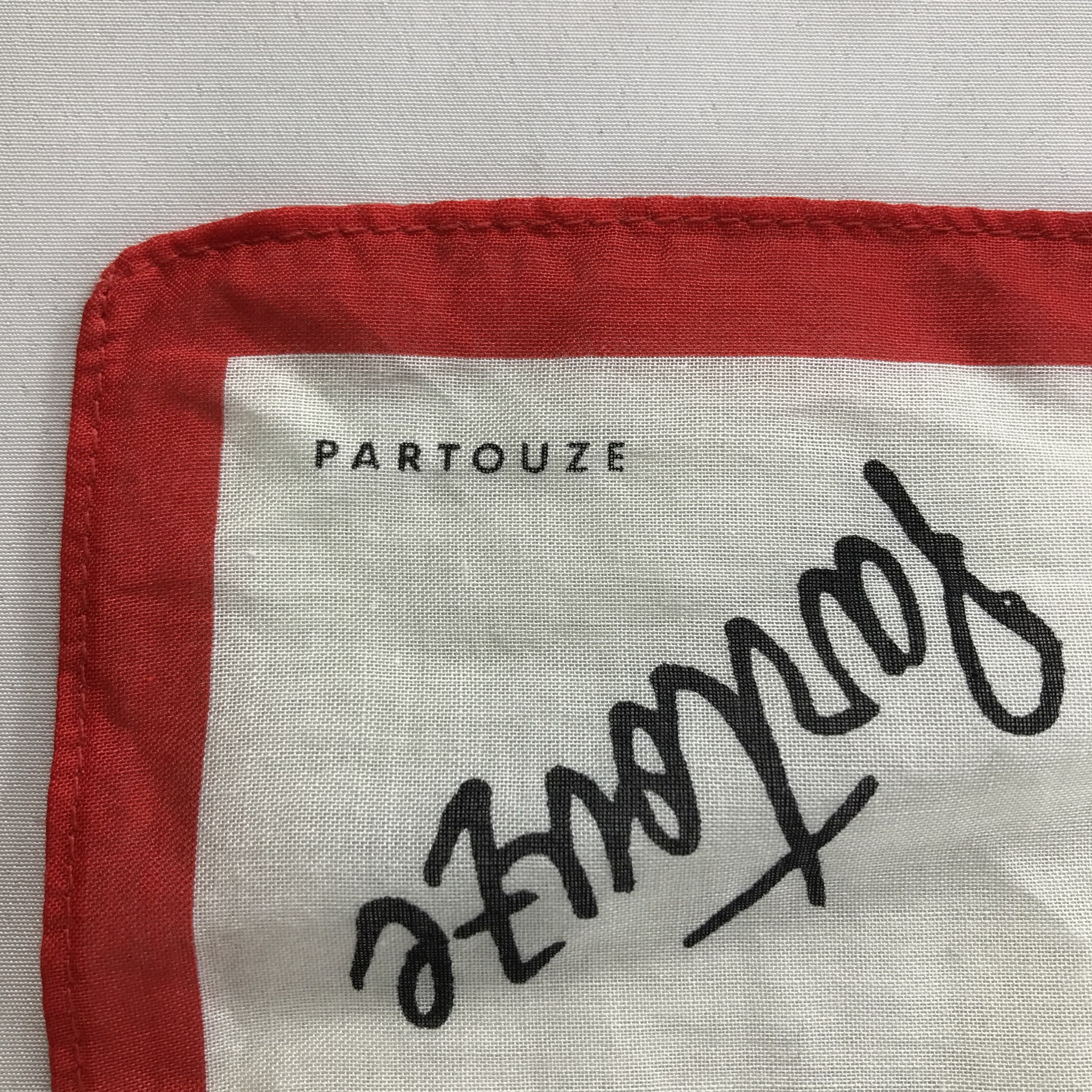 Vintage Partouze Bandana / Handkerchief / Neckerchief - S1730 Size ONE SIZE - 3 Thumbnail