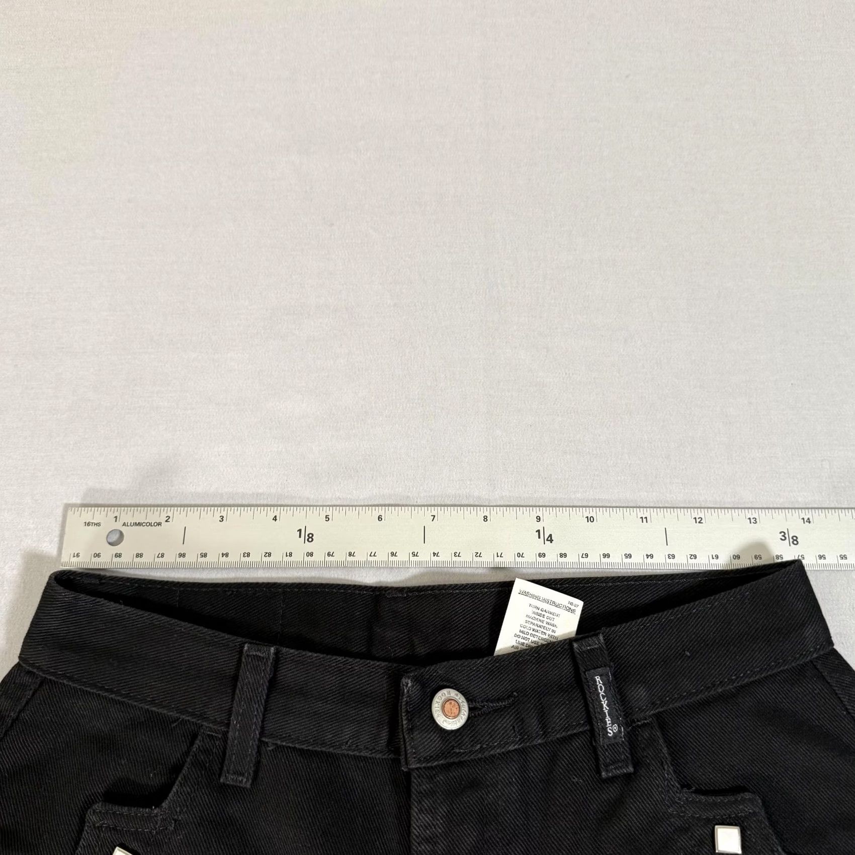 Vintage VINTAGE Rockies Jeans Womens 11 Black Bare Back Slim Fit Denim Pants Western 90s Size 32" / US 10 / IT 46 - 7 Thumbnail