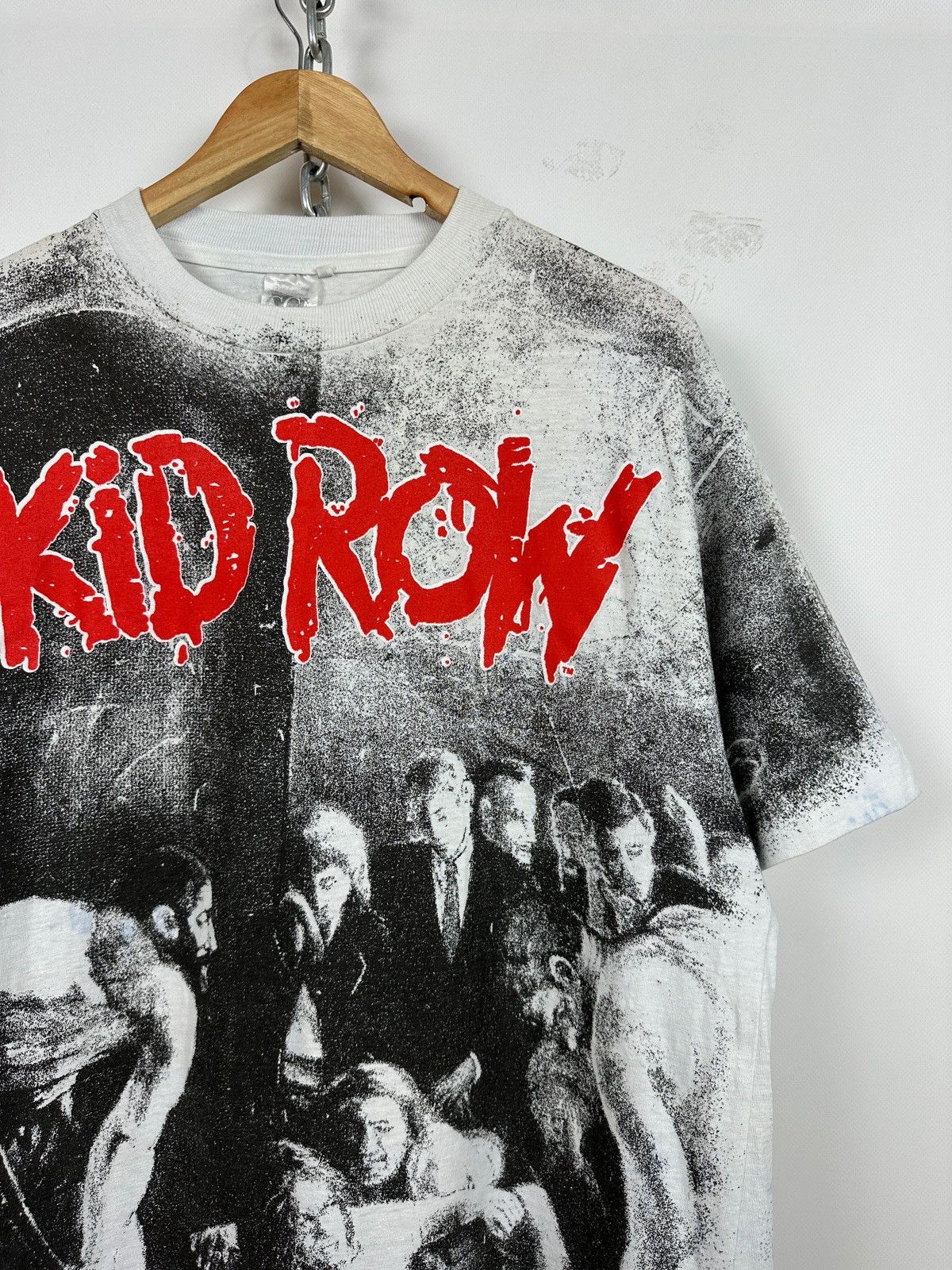 Band Tees 90s Vintage Skid Row Slave To The Grind Band T-Shirt Size US XL / EU 56 / 4 - 6 Thumbnail