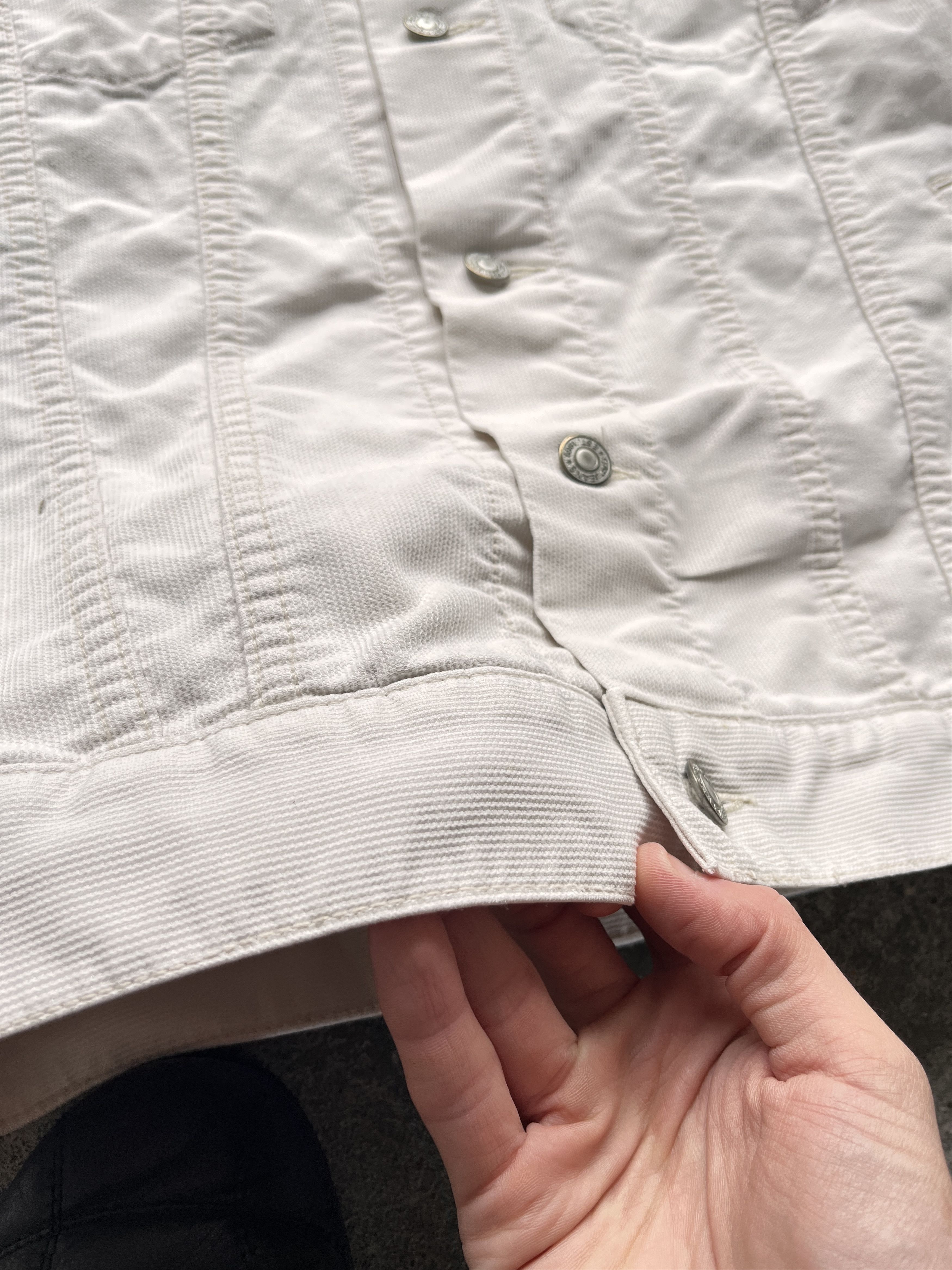 Gap gap white denim jacket vintage classic Size US L / EU 52-54 / 3 - 6 Thumbnail