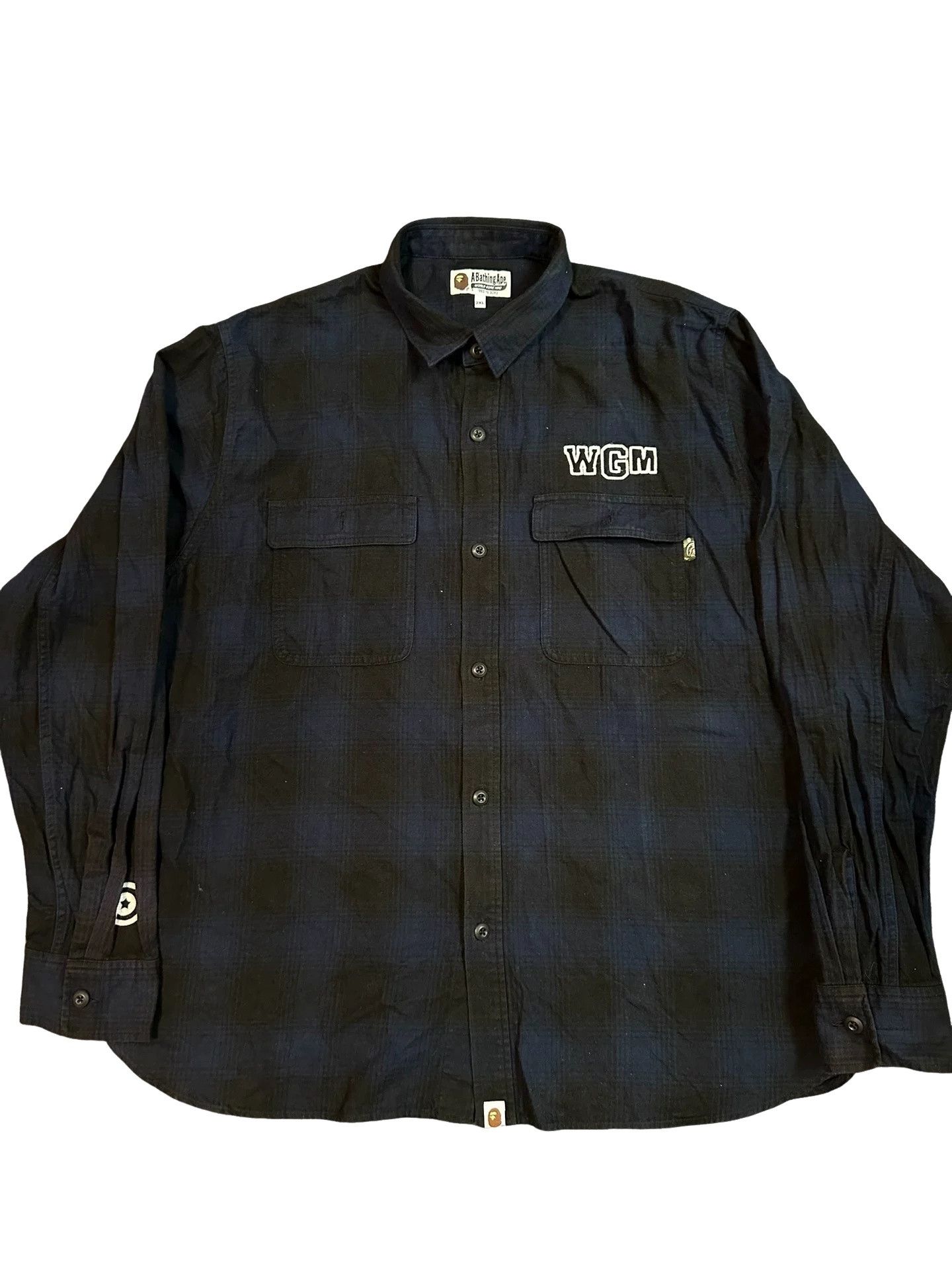 Bape Bape Shark Plaid Shirt Size XXL Size US XXL / EU 58 / 5 - 1 Thumbnail