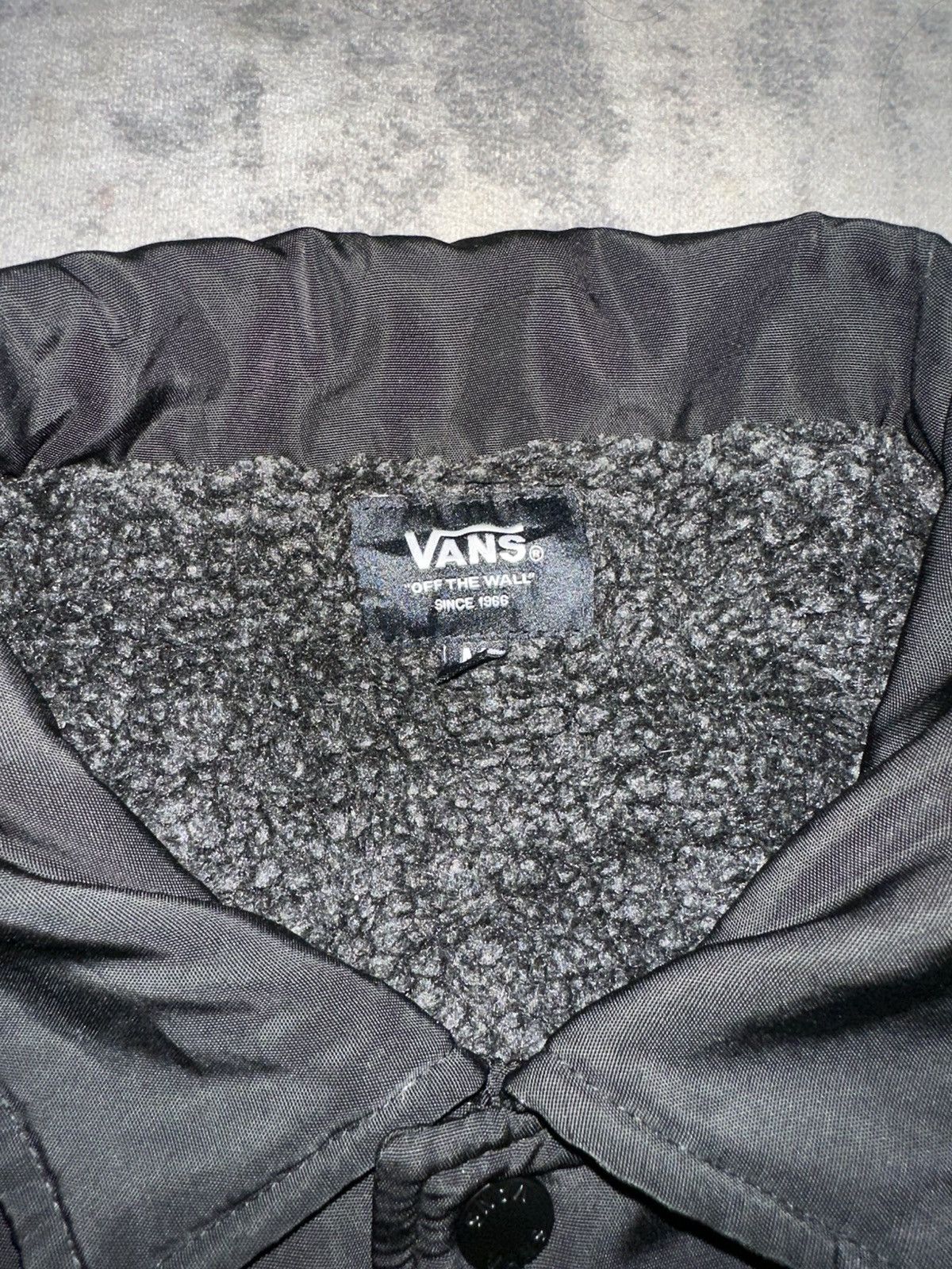 Vans Vans Coach Jacket Checkerboard Logo Sherpa InnerDesign Skate Size US M / EU 48-50 / 2 - 3 Thumbnail