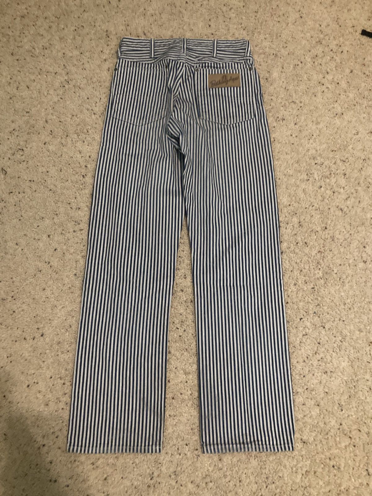 Bape × Nigo Vintage Bape A Bathing Ape Busy Works pinstripe work pants Size US 27 - 6 Thumbnail