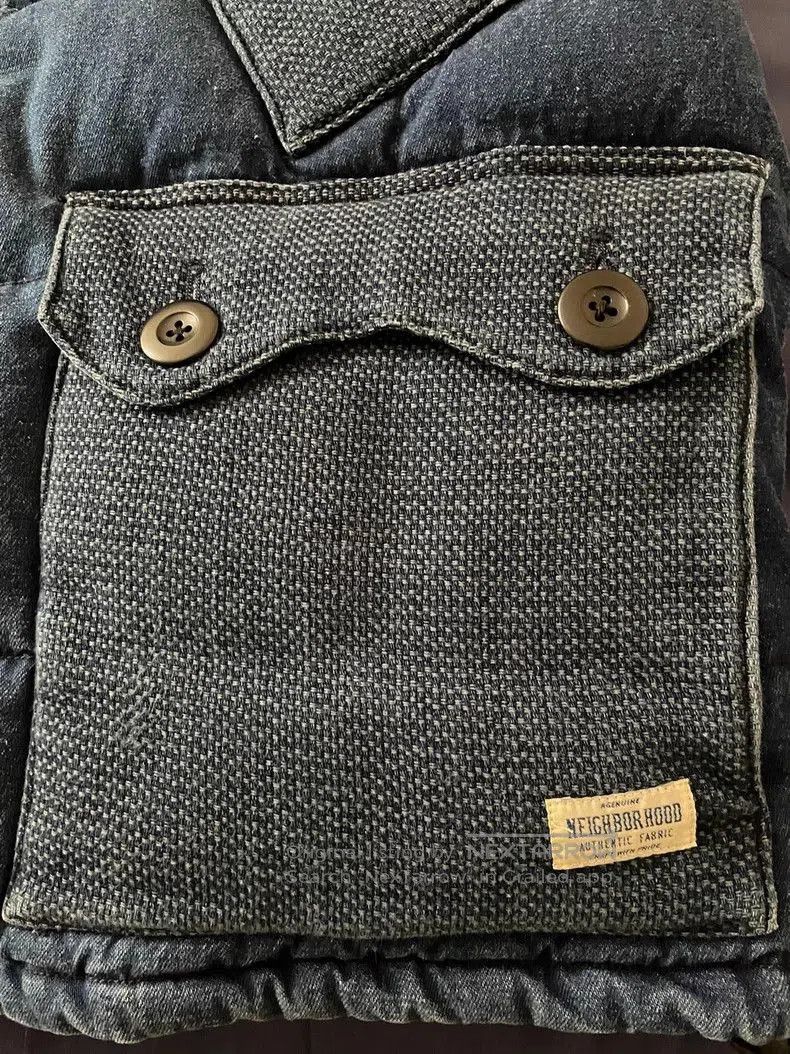Neighborhood Neighborhood Indigo Dyed Down Vest M. Size US M / EU 48-50 / 2 - 5 Thumbnail