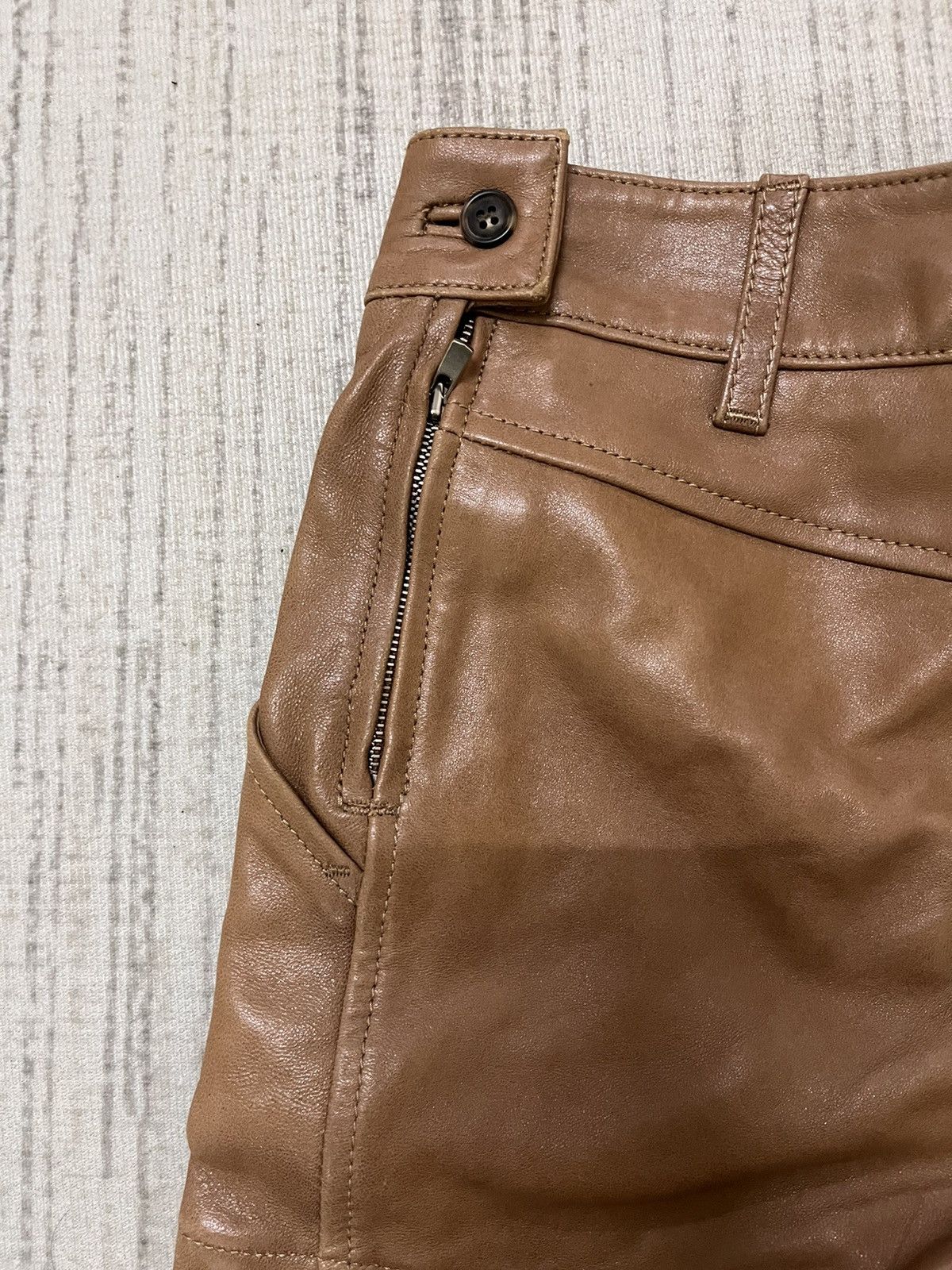 A.P.C. A.P.C leather pant Size 30" / US 8 / IT 44 - 3 Thumbnail