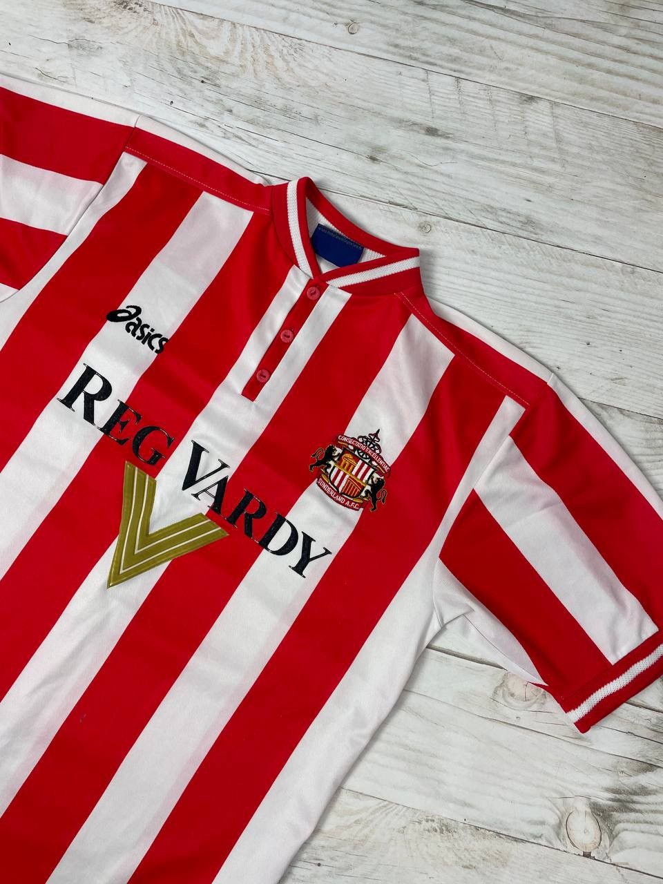 Asics Vintage Asics Sunderland 1999 2000 Home Soccer Shirt Jersey Size US M / EU 48-50 / 2 - 3 Thumbnail