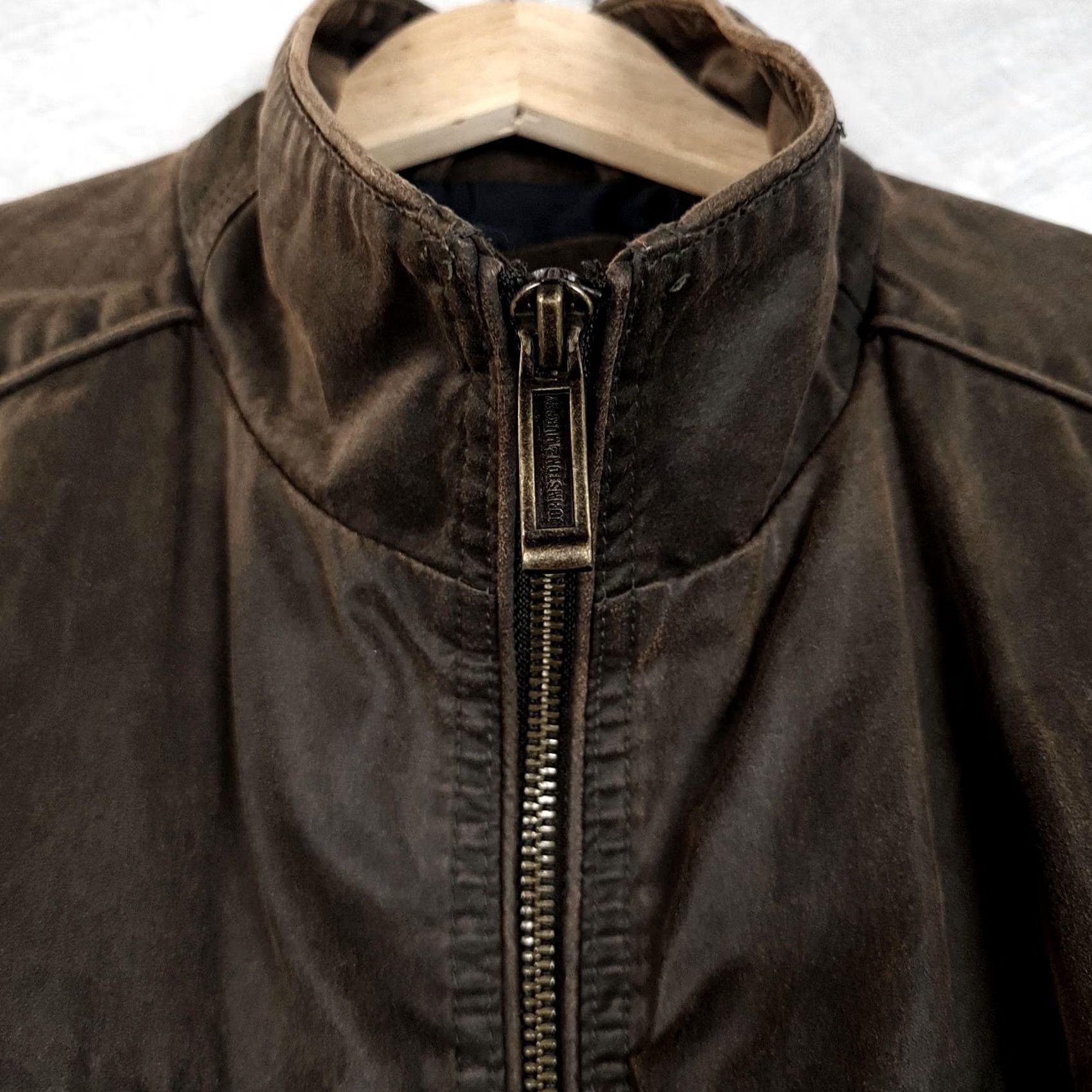 Johnston & Murphy Johnston & Murphy Jacket Mens M Brown Full Zip Lined Collared Windscreen Casual Size US M / EU 48-50 / 2 - 3 Thumbnail