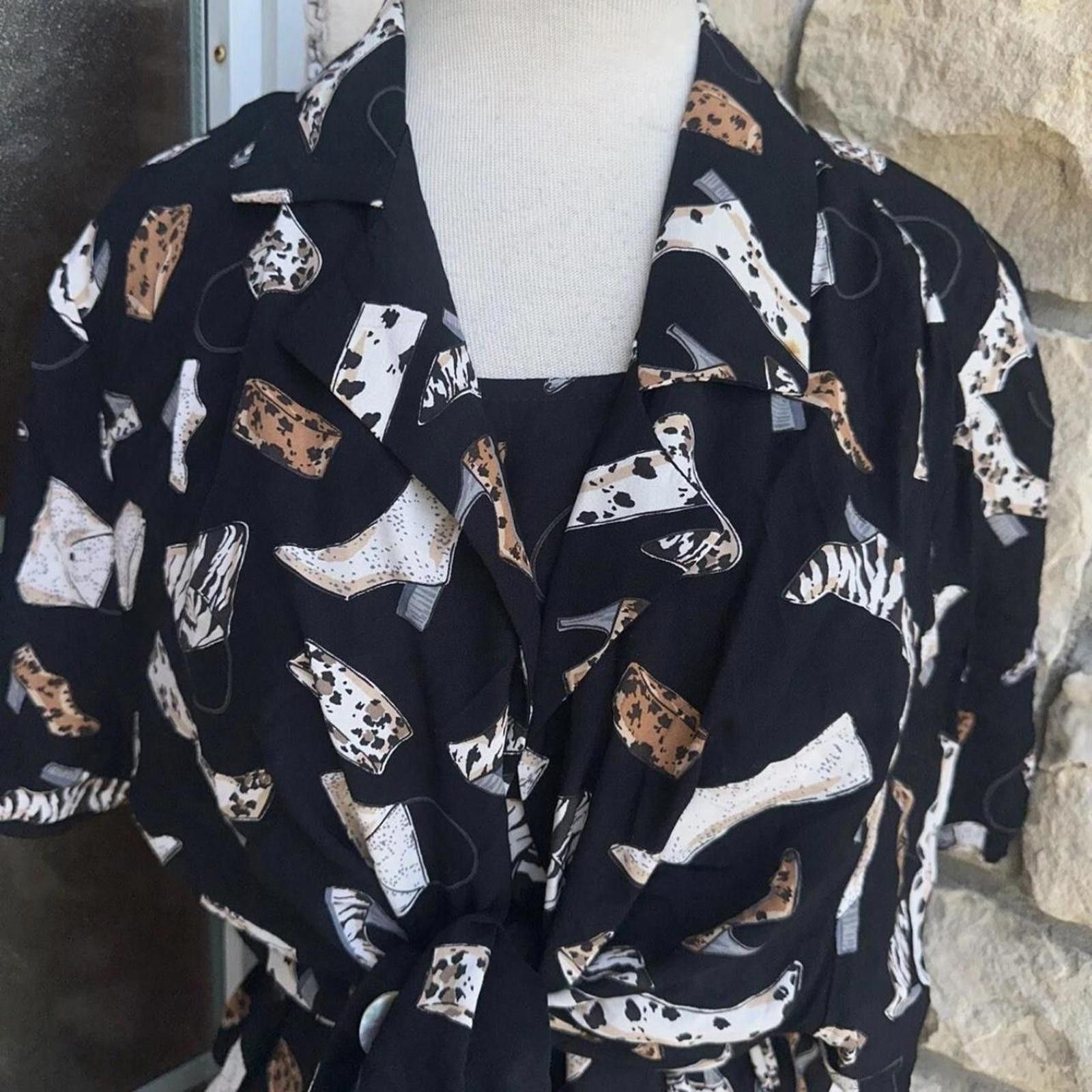 Other Vintage Alexandra Lee Dress Blouse Set Size Large Size L / US 10 / IT 46 - 1 Thumbnail
