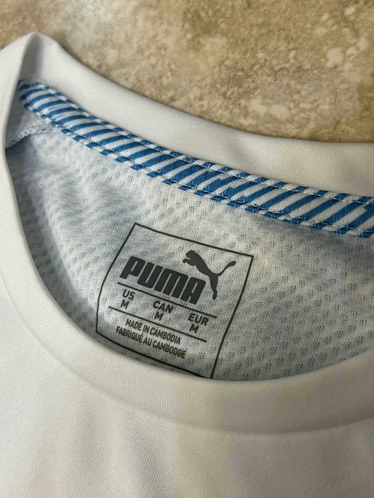 Puma Ligue One Marseilles 2019 Training Shirt Size US M / EU 48-50 / 2 - 3 Thumbnail