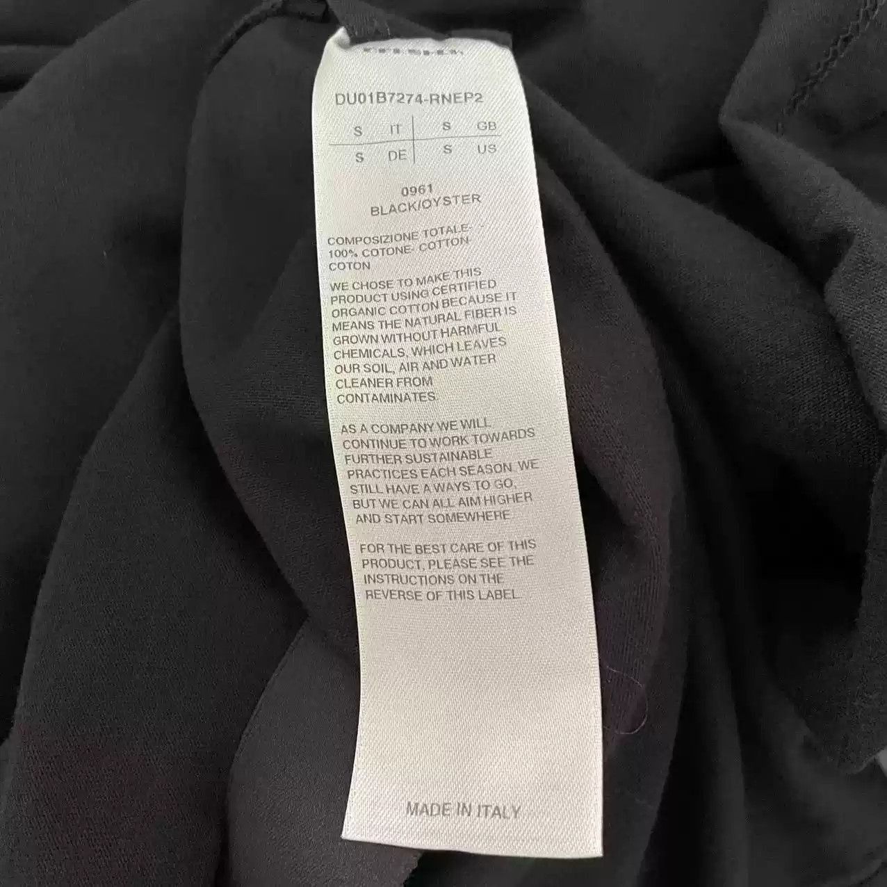 Rick Owens Rick Owens Drkshdw short sleeves with black and white lette Size US S / EU 44-46 / 1 - 4 Thumbnail