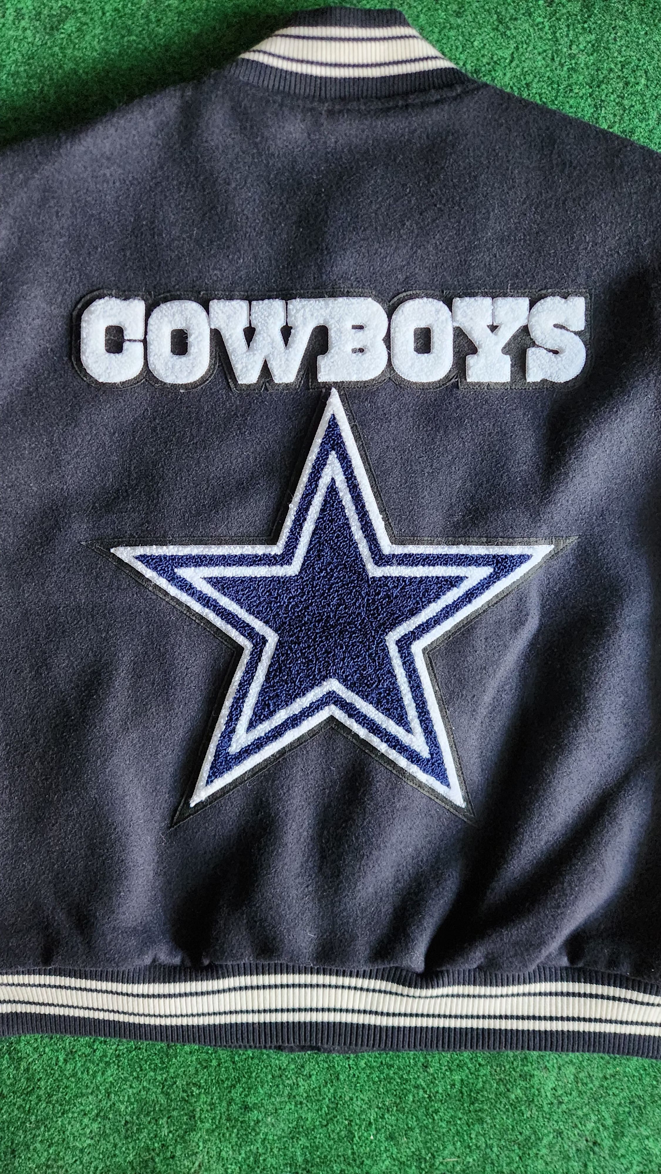 Jeff Hamilton × Vintage Dallas Cowboys Jeff Hamilton Wool & Leather Varsity Jacket Size US S / EU 44-46 / 1 - 10 Thumbnail