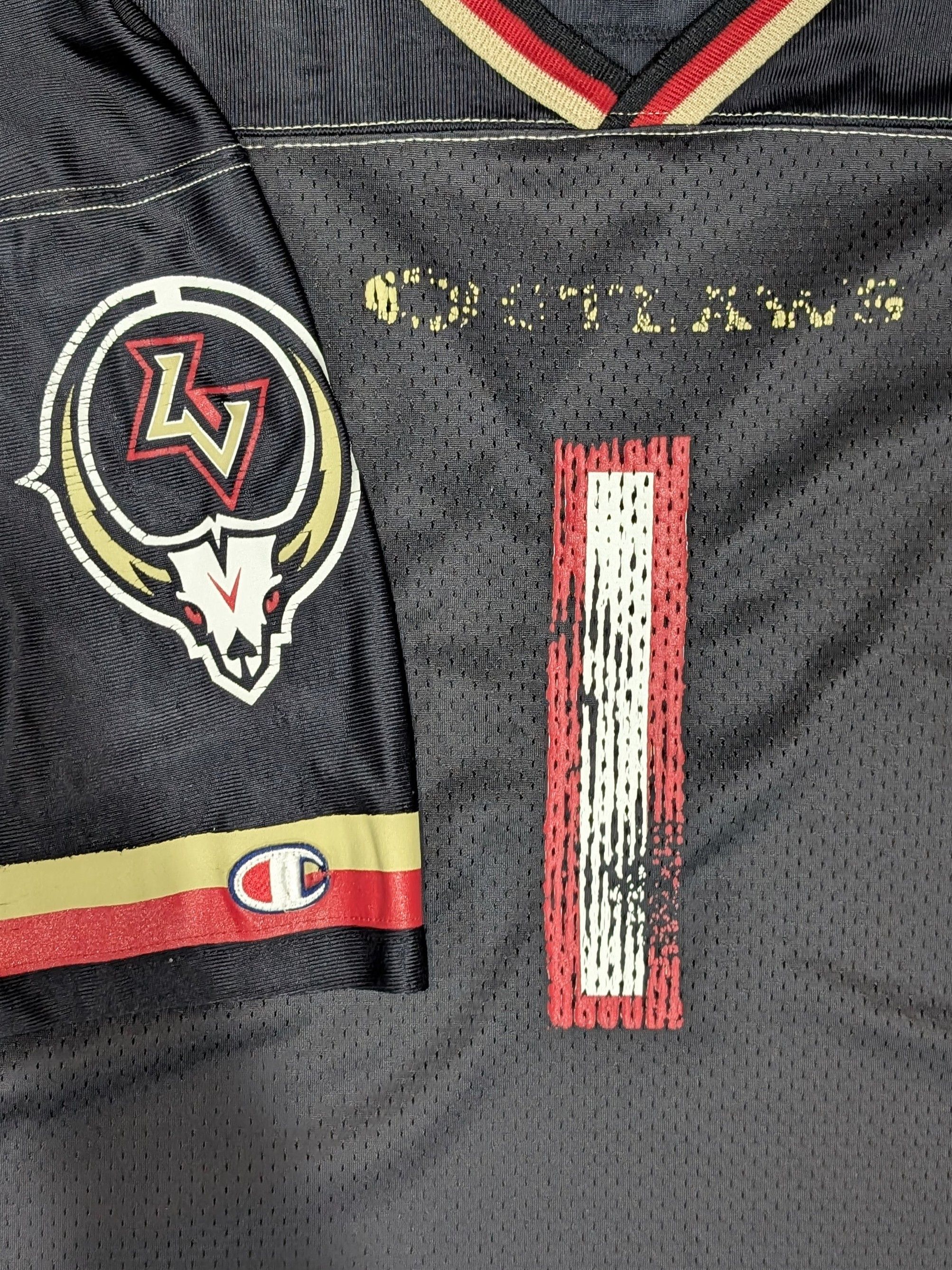 Champion Vintage Champion XFL Las Vegas Outlaws no. 1 football jersey Size US XL / EU 56 / 4 - 4 Thumbnail