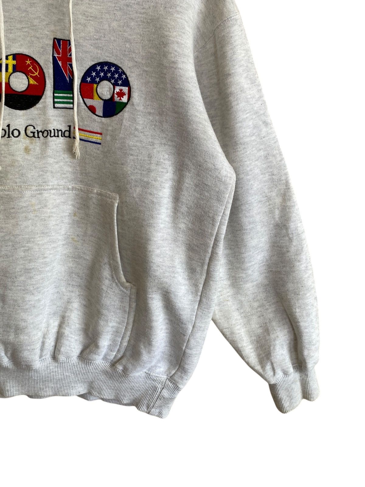 Polo Ralph Lauren Vintage Brand Polo Ground Spell Out Hoodie 1990s Size US L / EU 52-54 / 3 - 4 Thumbnail