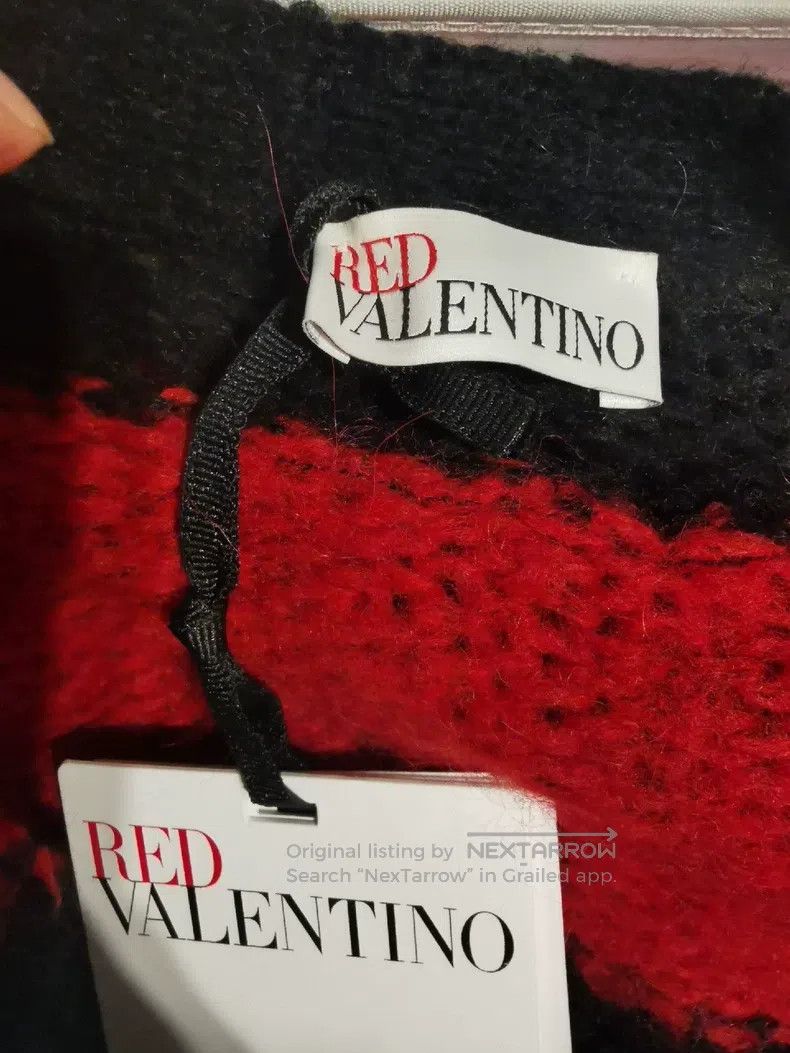 Valentino Valentino Black and red striped cardigan Size S / US 4 / IT 40 - 3 Thumbnail