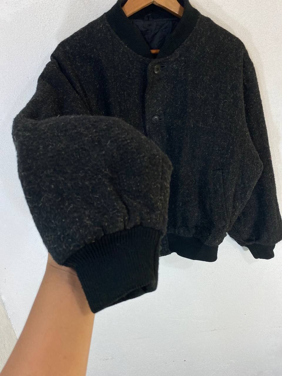 Japanese Brand vintage japanese brands wool bomber jacket nice design Size US M / EU 48-50 / 2 - 3 Thumbnail