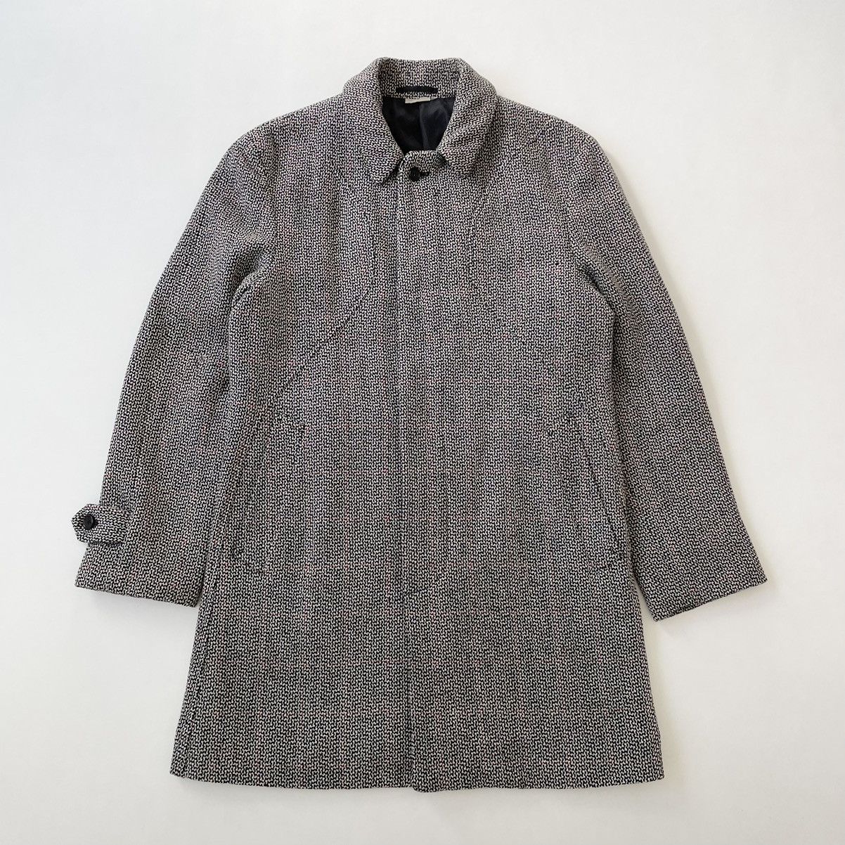 Comme des Garcons A/W 03 Panelled Patterned Weave Overcoat Size US L / EU 52-54 / 3 - 2 Thumbnail